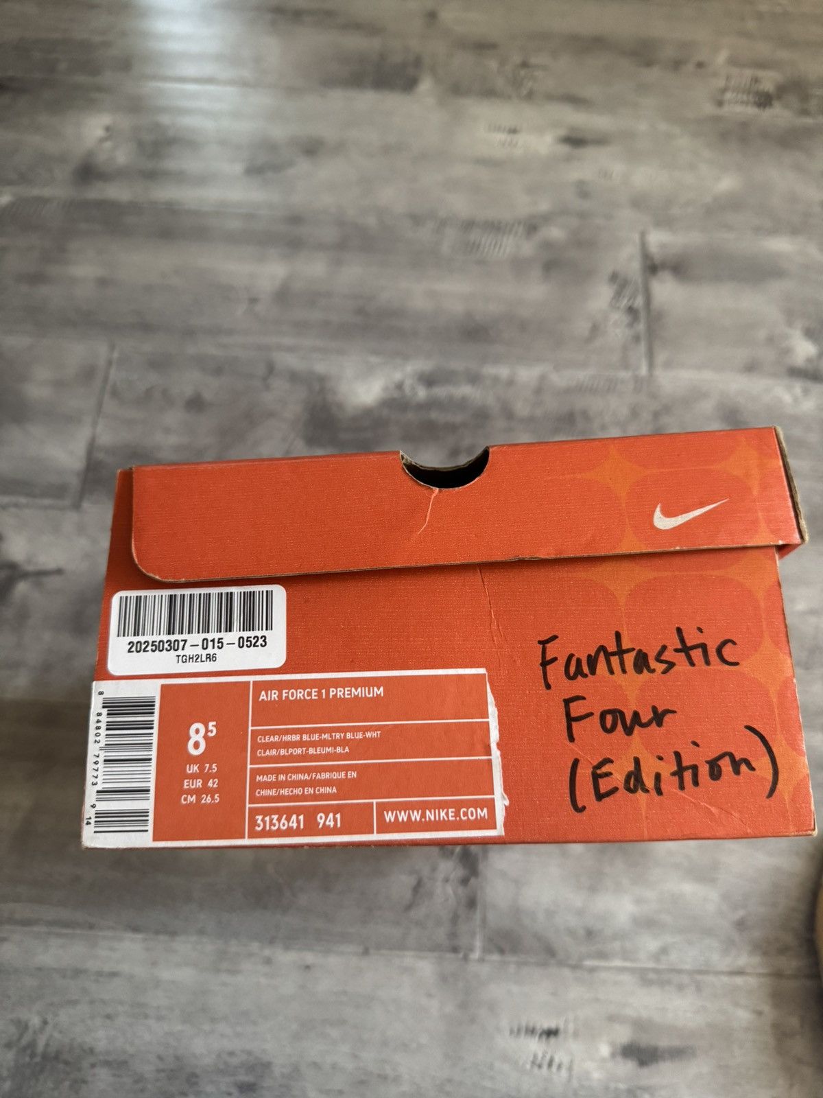 Nike Nike Air Force 1 Fantastic 4 Invisible Woman Size US 8.5 / EU 41-42 - 9 Thumbnail