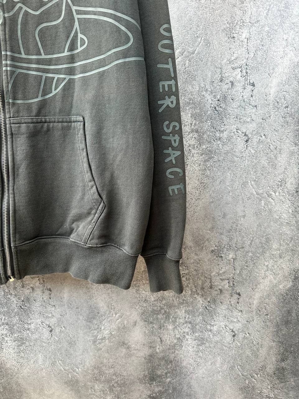 Broken Planet Broken Planet Outer Space Gray Zipper Hoodie Oversized Size US M / EU 48-50 / 2 - 9 Thumbnail