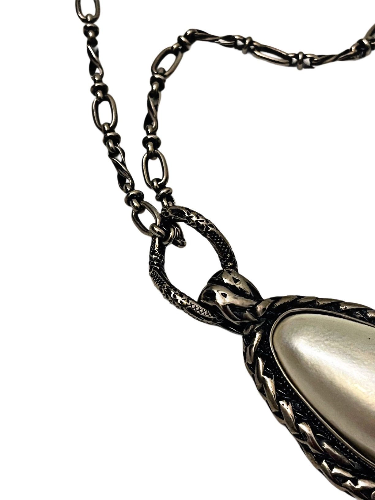 Alexander McQueen Authentic Vintage Alexander McQueen Crystal Snake Necklace Size ONE SIZE - 6 Thumbnail