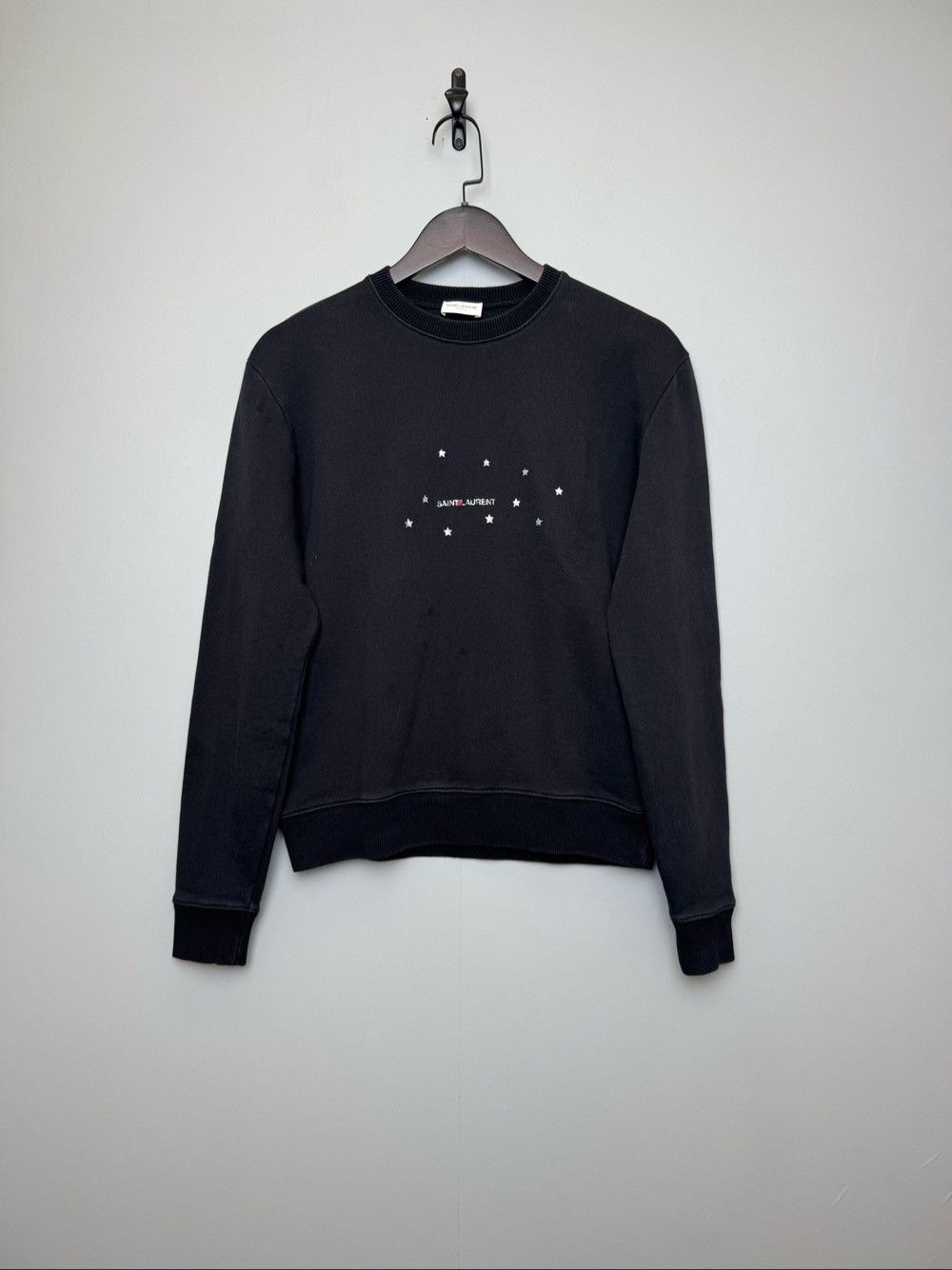 Saint Laurent Paris Saint Laurent Star Print Sweatshirt Size S Size S / US 4 / IT 40 - 1 Thumbnail