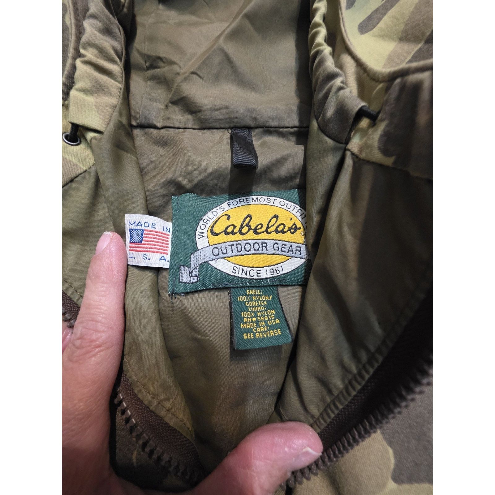 Cabelas Cabelas Men's Camo Light Weight Long Sleeve Jacket Size US XL / EU 56 / 4 - 7 Thumbnail