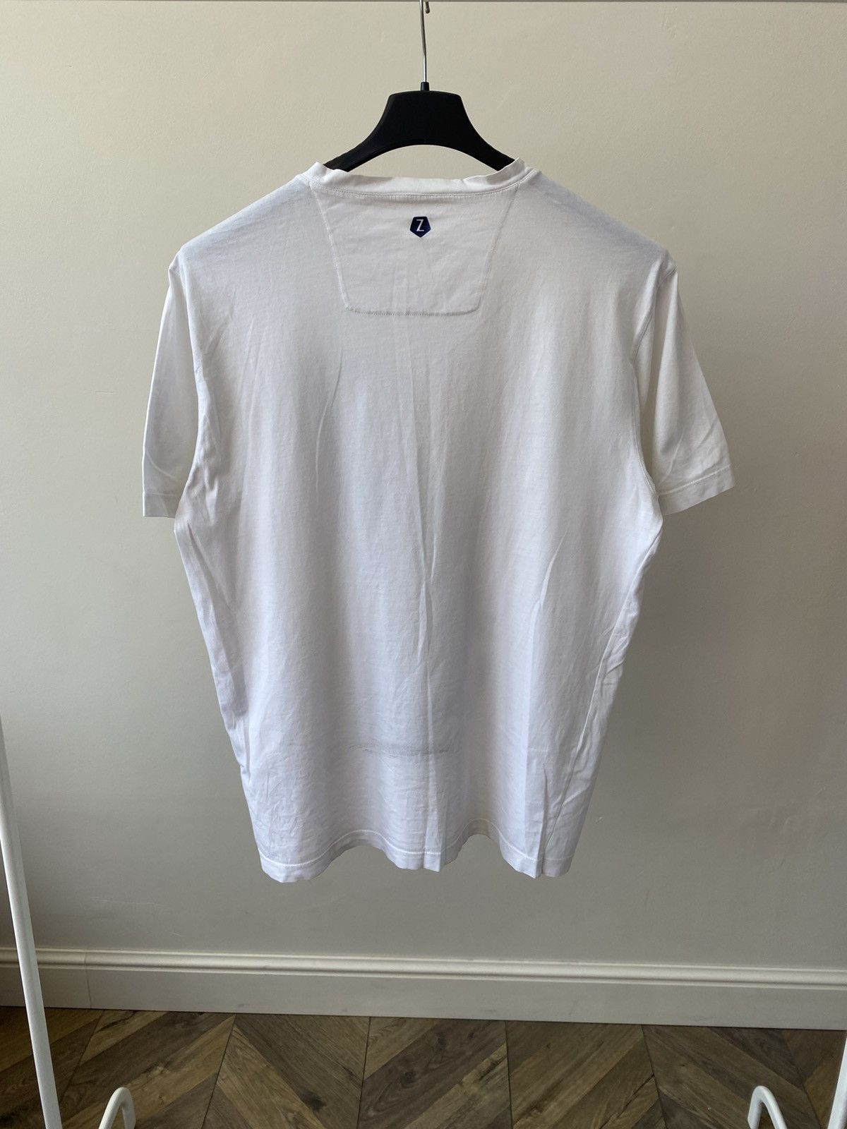 Z Zegna Vintage Z Zegna Printed V-neck T-shirt Size US M / EU 48-50 / 2 - 12 Thumbnail