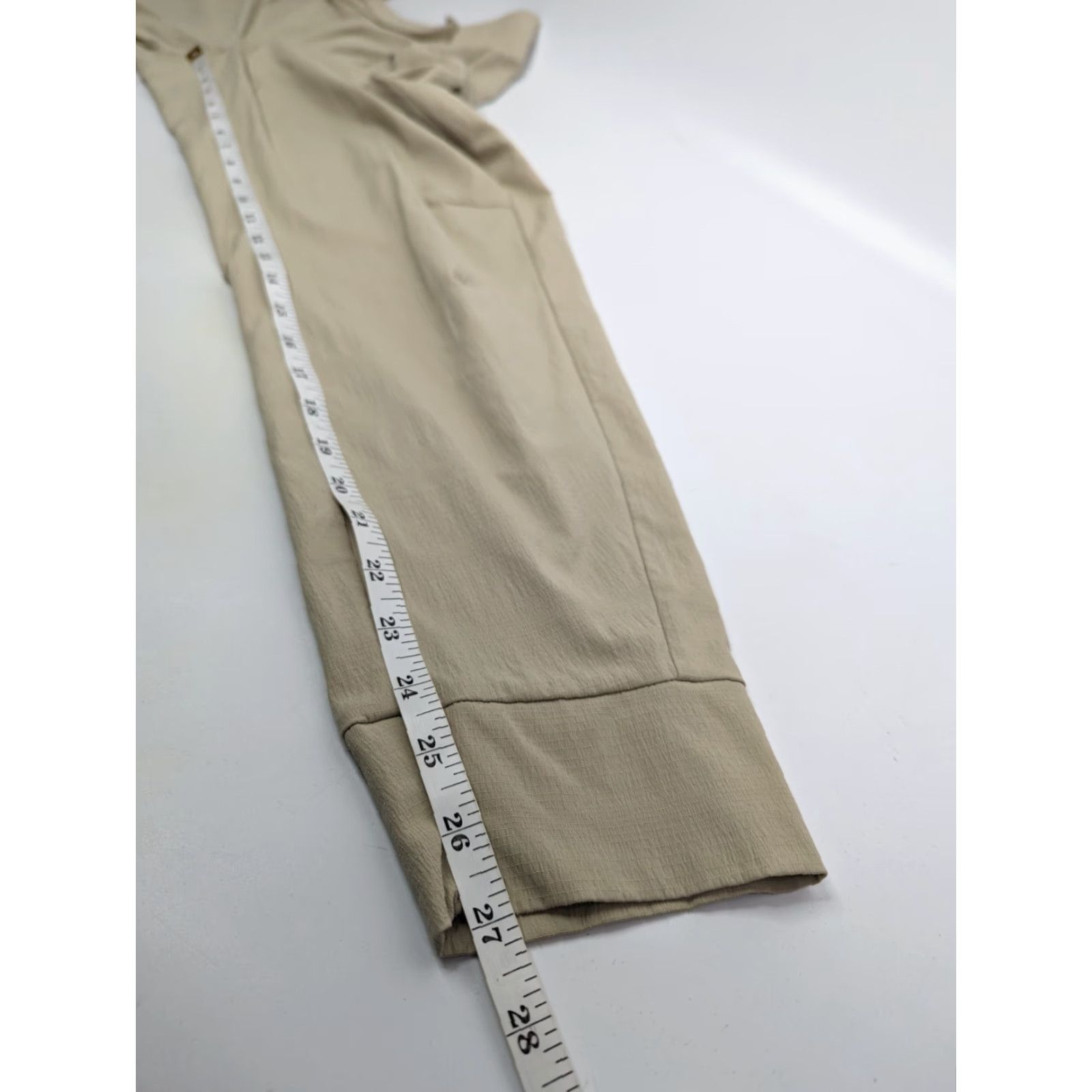 Athleta Athleta Jogger Pants Womens 6 Beige Nylon Spandex Trekkie Outdoor Hiking Ripstop Pockets 405726 Size 28" / US 6 / IT 42 - 6 Thumbnail