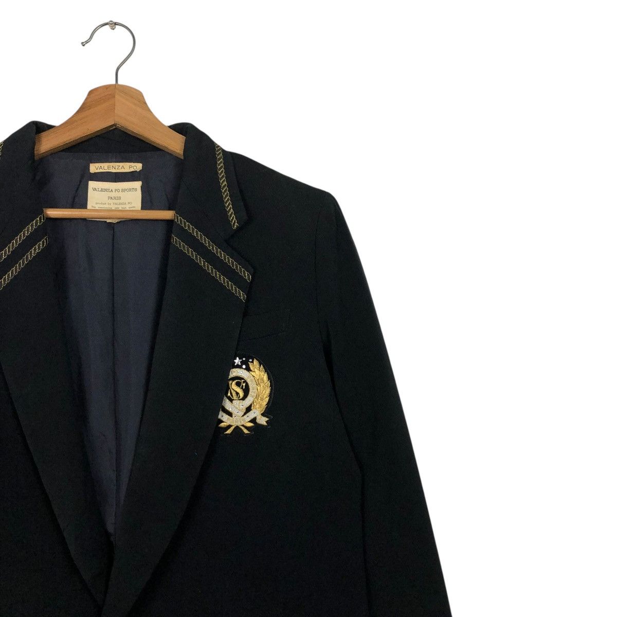Vintage 🔥VINTAGE COATS JACKETS VALENZA PO SPORTS PARIS DOUBLE BREAST Size US M / EU 48-50 / 2 - 8 Thumbnail