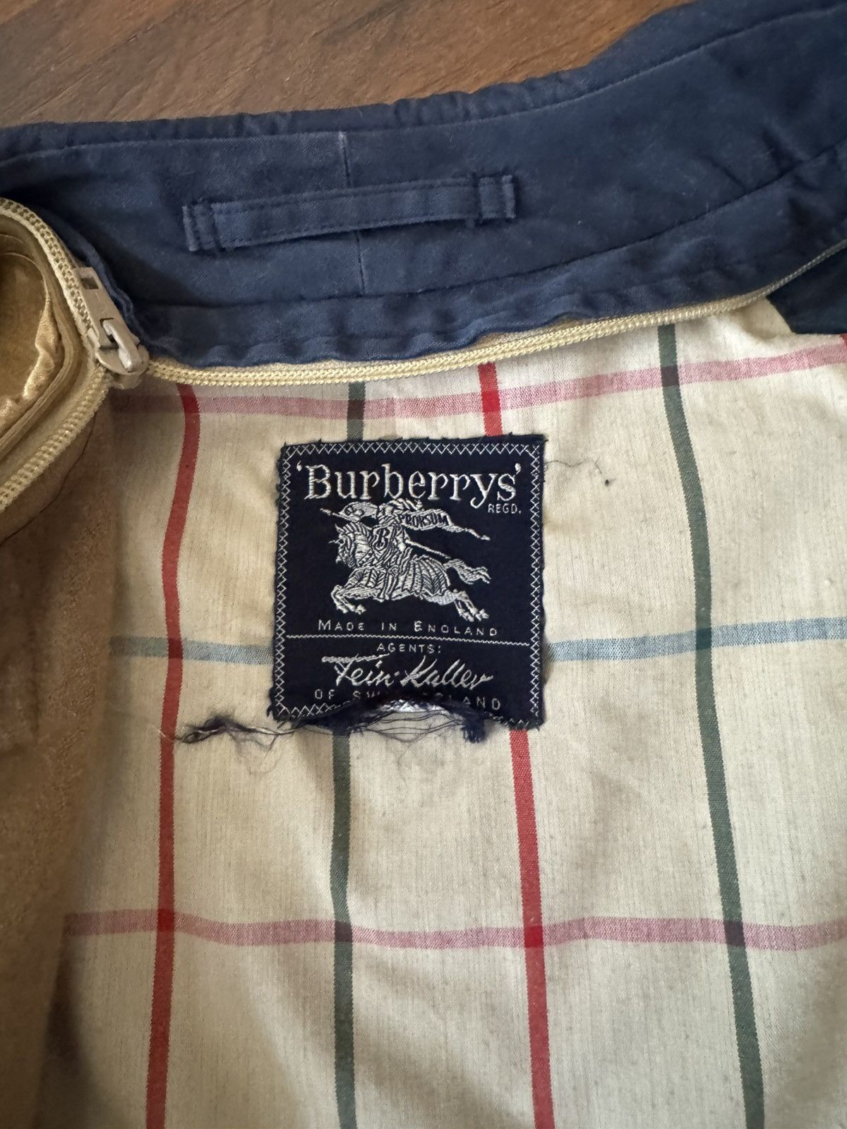 Burberry 60S Vintage Burberrys Nova Check Coat With Underlay Navy Size US L / EU 52-54 / 3 - 17 Thumbnail