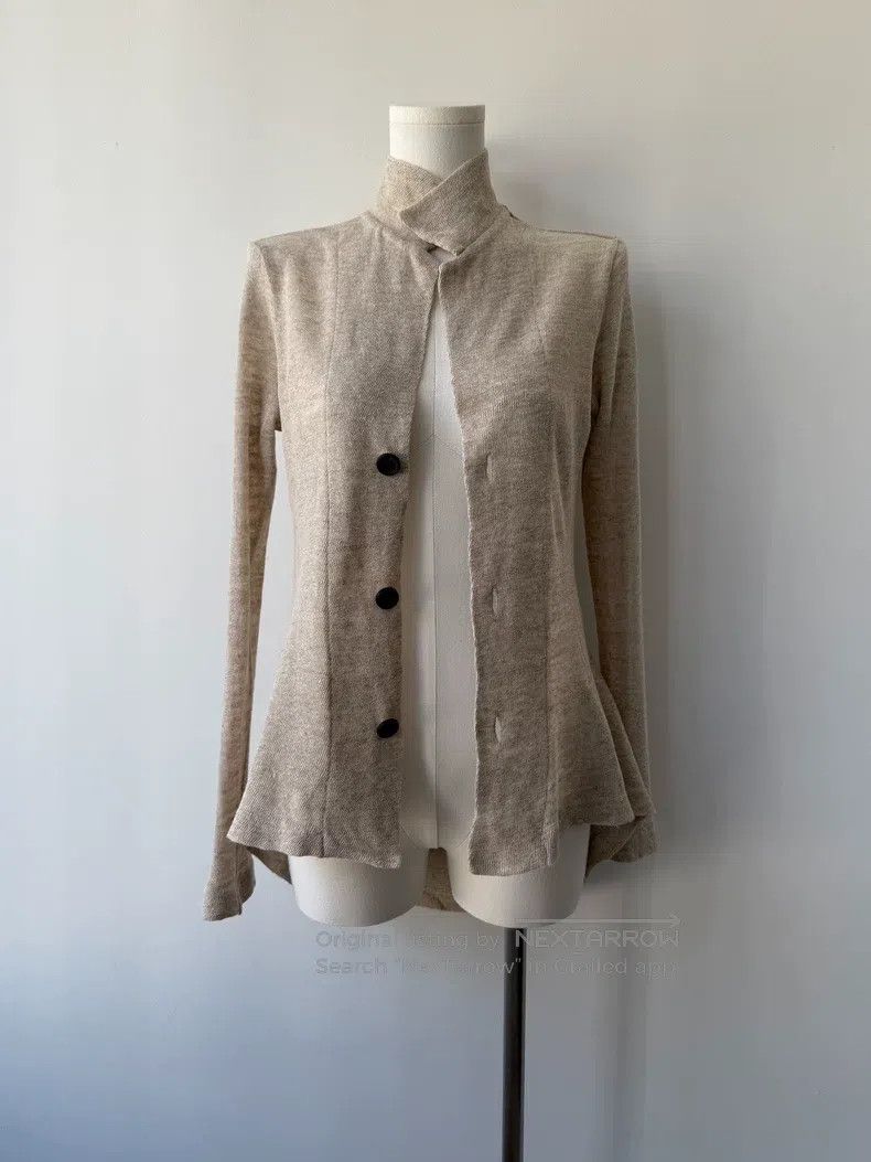 Yohji Yamamoto Yohji Yamamoto 19SS Linen Cardigan Jacket Size XS / US 0-2 / IT 36-38 - 6 Thumbnail