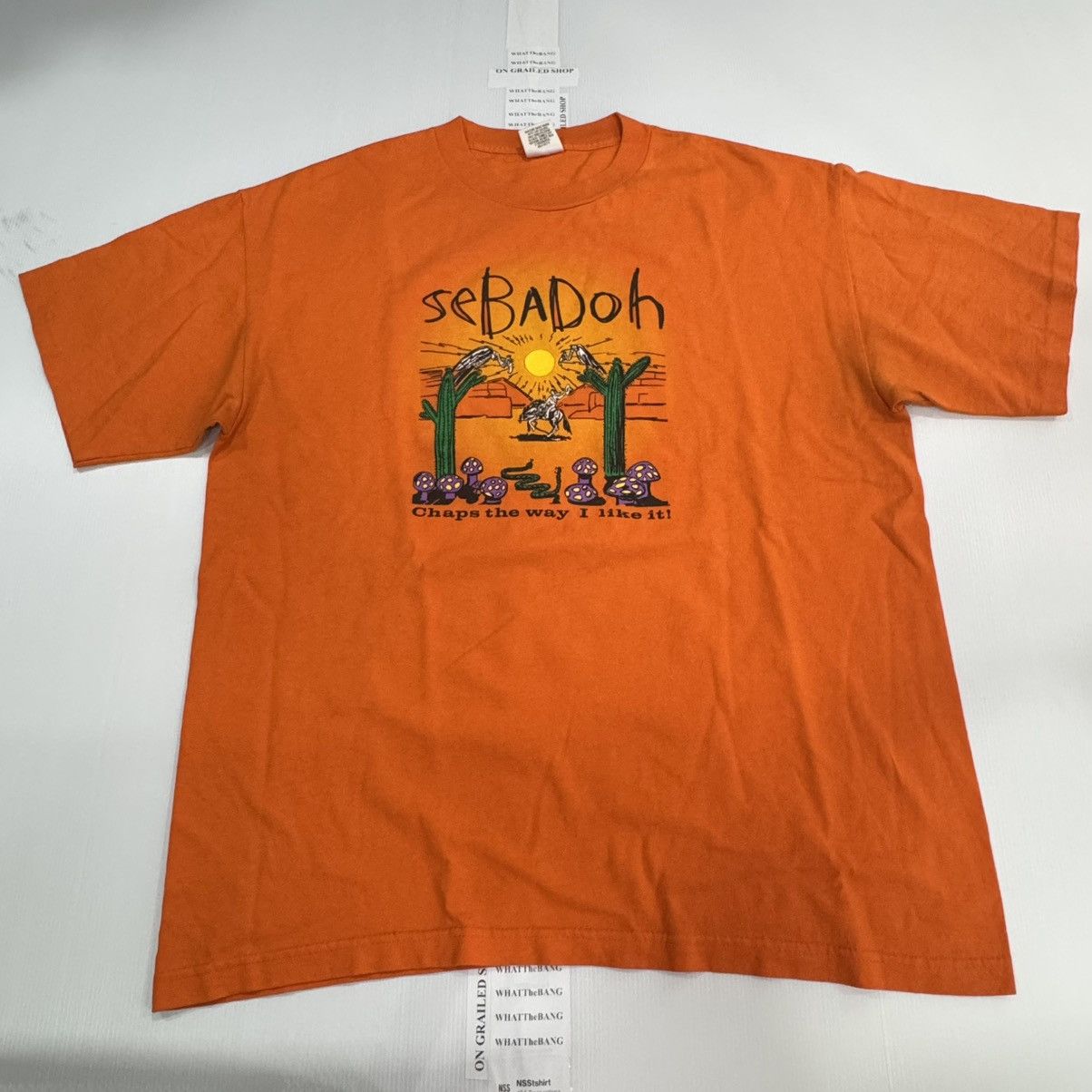 Nirvana seBaDoh Vintage shirt 90s Size US XL / EU 56 / 4 - 1 Thumbnail