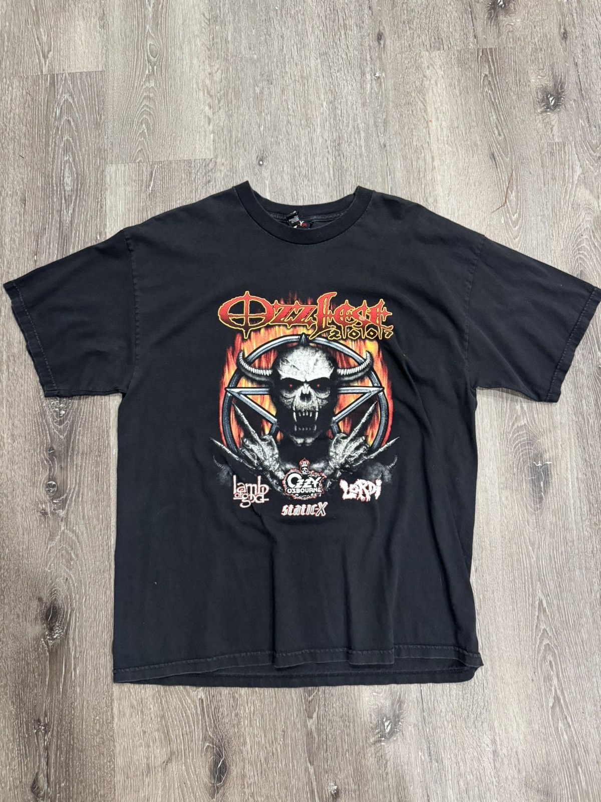 Vintage Vintage Ozzy Osbourne Tour Ozzfest 2007 T-Shirt Size XL Size US XL / EU 56 / 4 - 1 Thumbnail