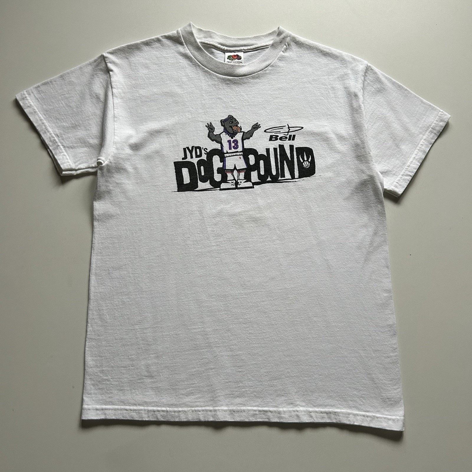 Fruit Of The Loom Vintage Toronto Raptors T Shirt Medium NBA JYD Junkyard Dog Size US M / EU 48-50 / 2 - 1 Thumbnail