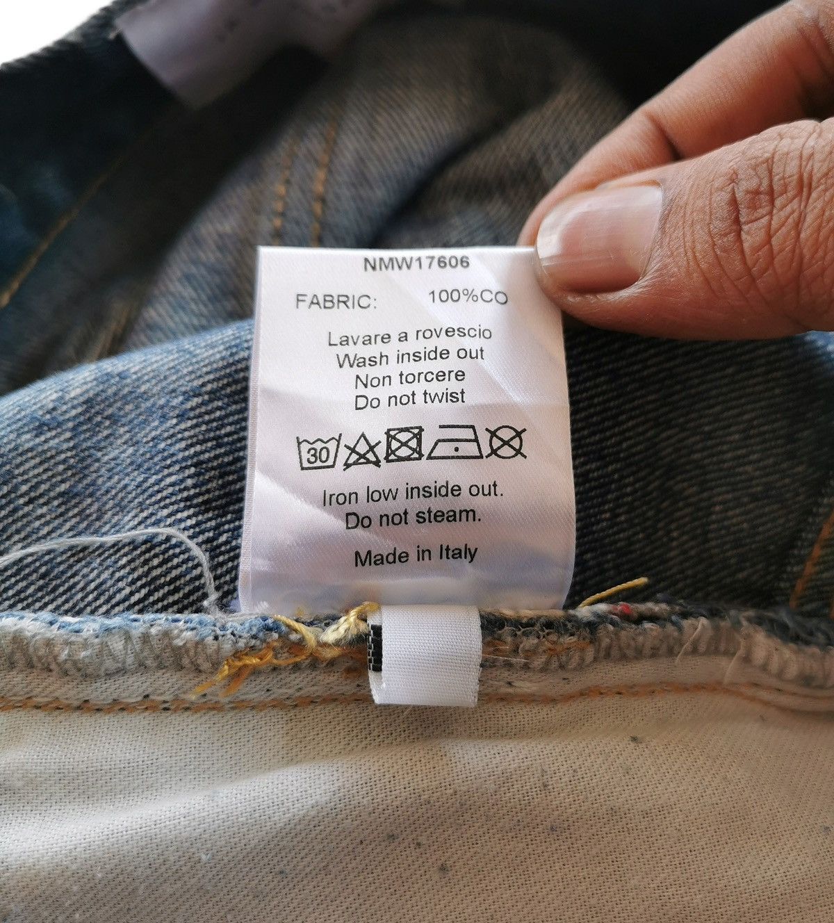 Ih Nom Uh Nit Ih Nom Uh Nit Distressed Denim Jeans Style Saint Laurent Size US 31 - 11 Thumbnail