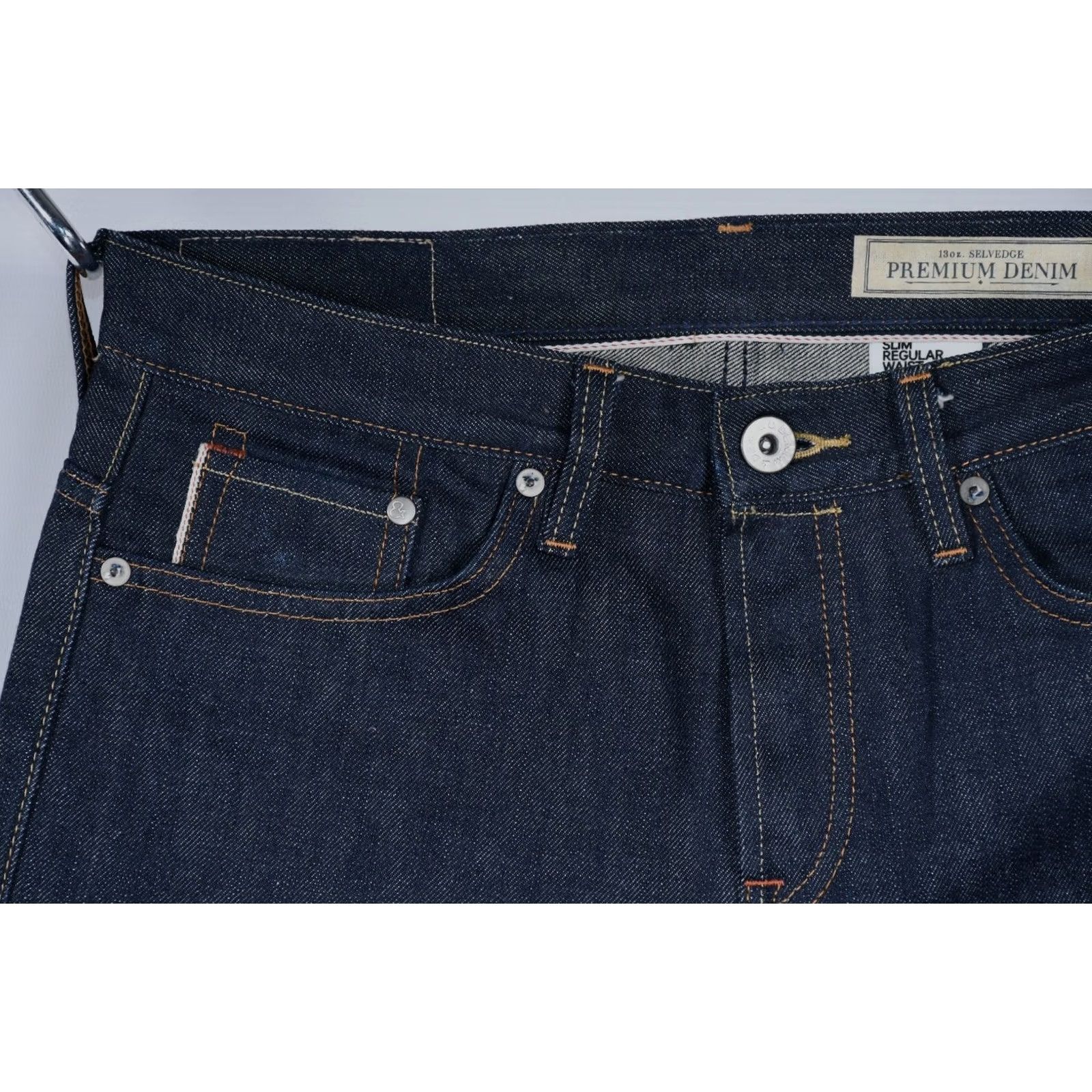 H&M H&M Jeans Men Slim Regular Tapered 13oz Selvedge Denim 30x32 Blue 5-Pocket Cotton Inseam 32 Vintage No Size US 30 / EU 46 - 3 Thumbnail