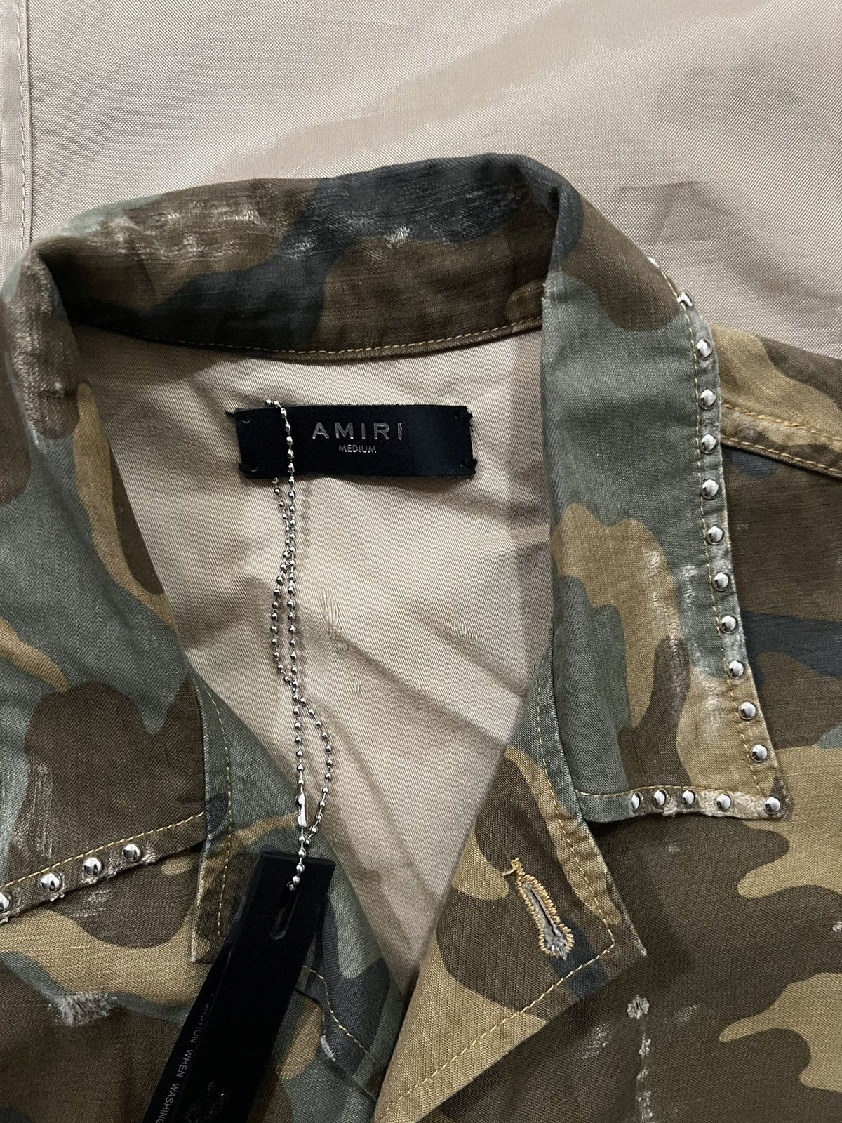 Amiri Amiri CAMO FIELD JACKET size M $1500 Size US M / EU 48-50 / 2 - 2 Thumbnail