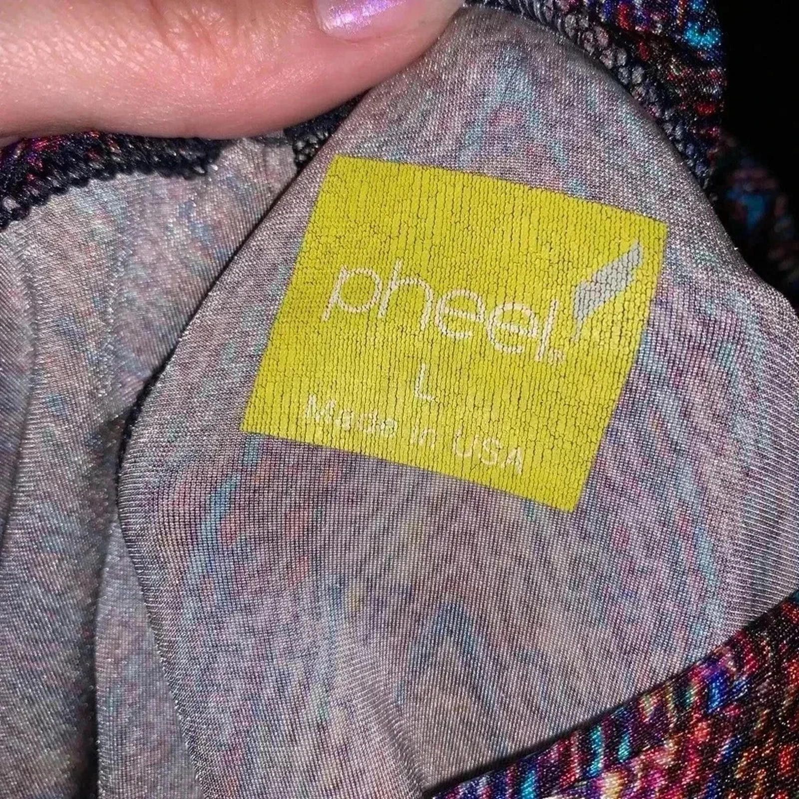 Designer Rainbow Boho leggings Size 36" / US 14 / IT 50 - 3 Thumbnail