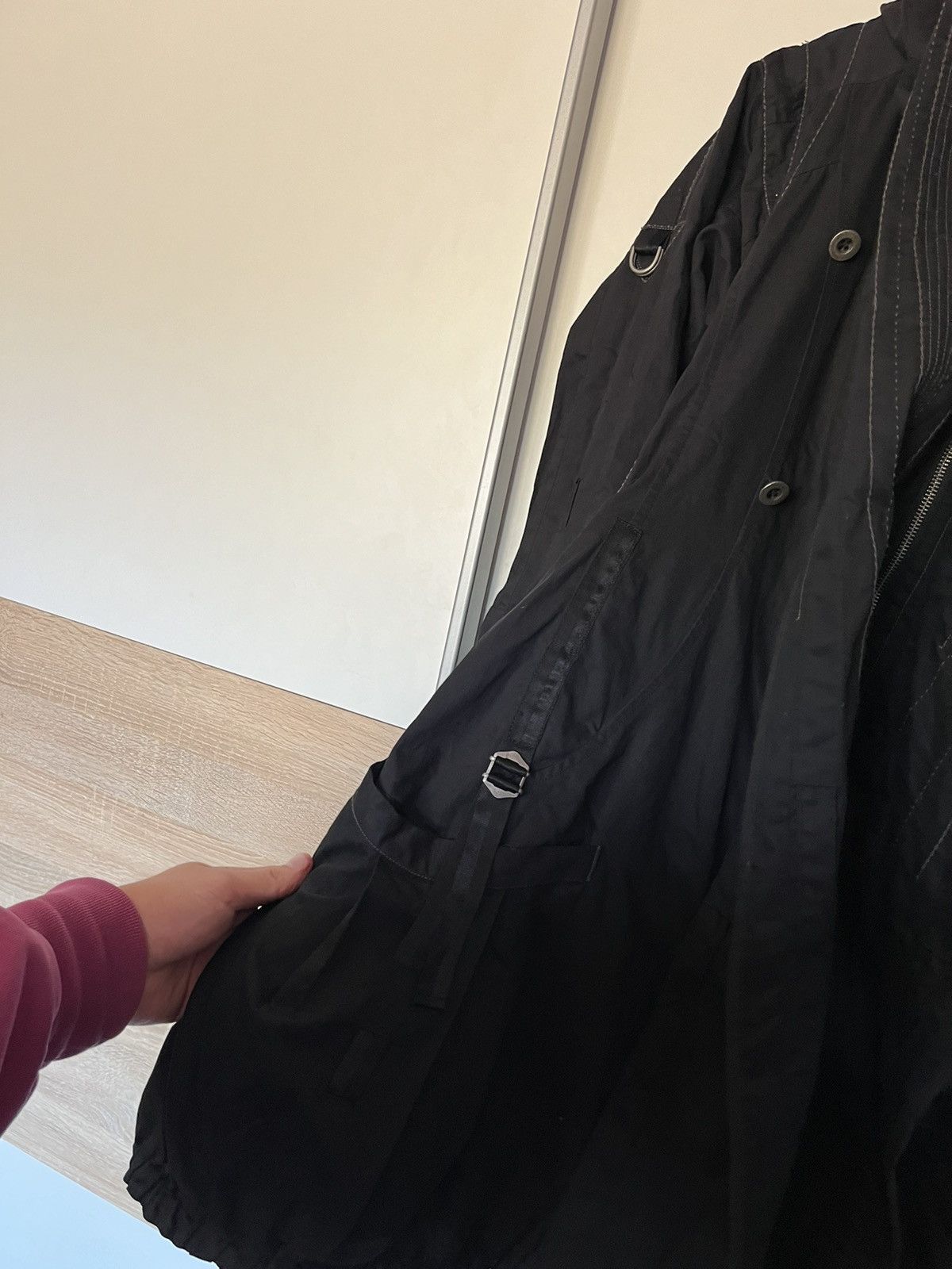 Marithe + Francois Girbaud Vintage Y2K Avant Garde Marithe Francois Girbaud Opium Coat Size S / US 4 / IT 40 - 5 Thumbnail