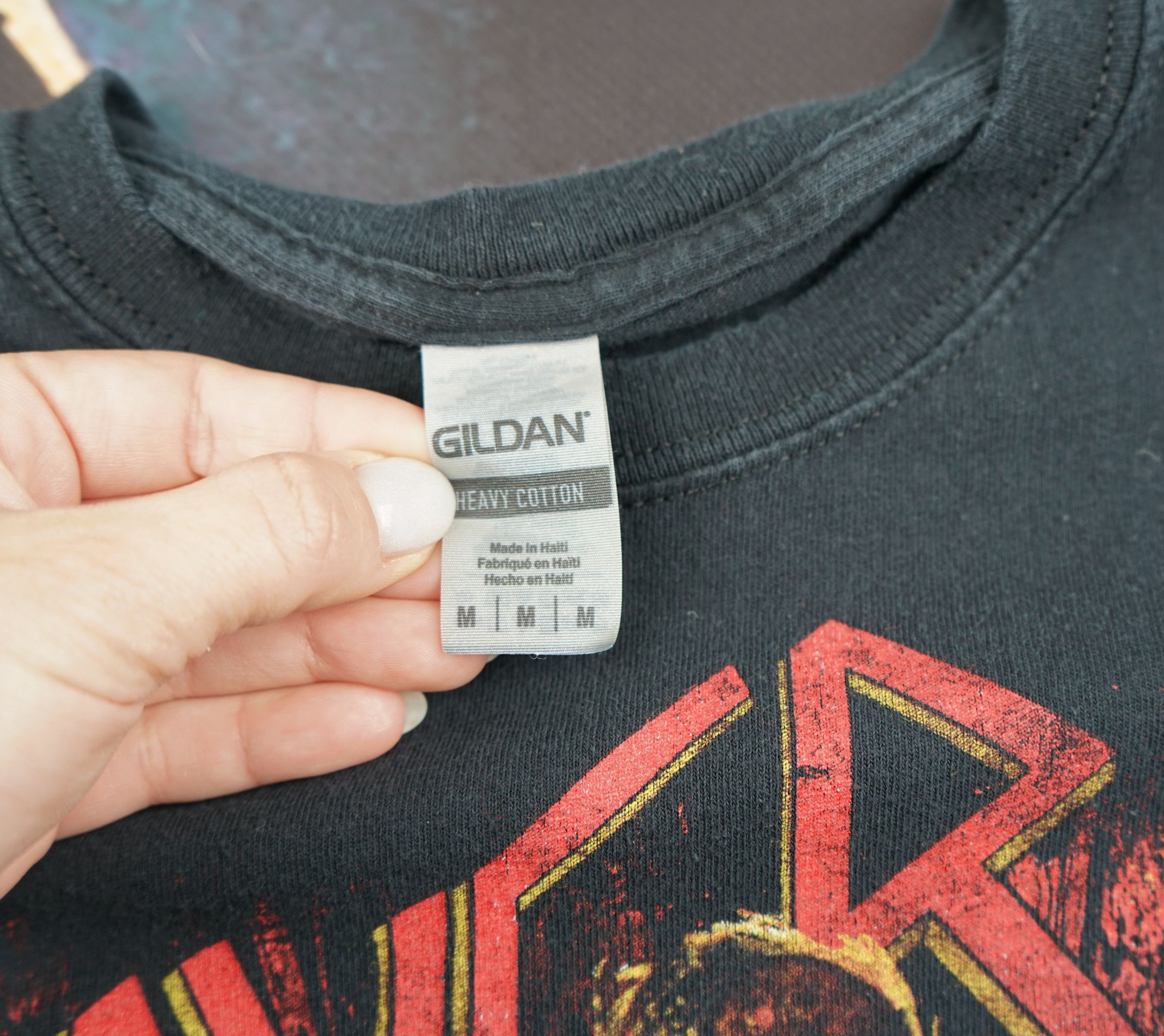 Band Tees × Vintage Vintage 2010s Slayer Concert T-Shirt Seasons in the Abyss Size US S / EU 44-46 / 1 - 6 Thumbnail