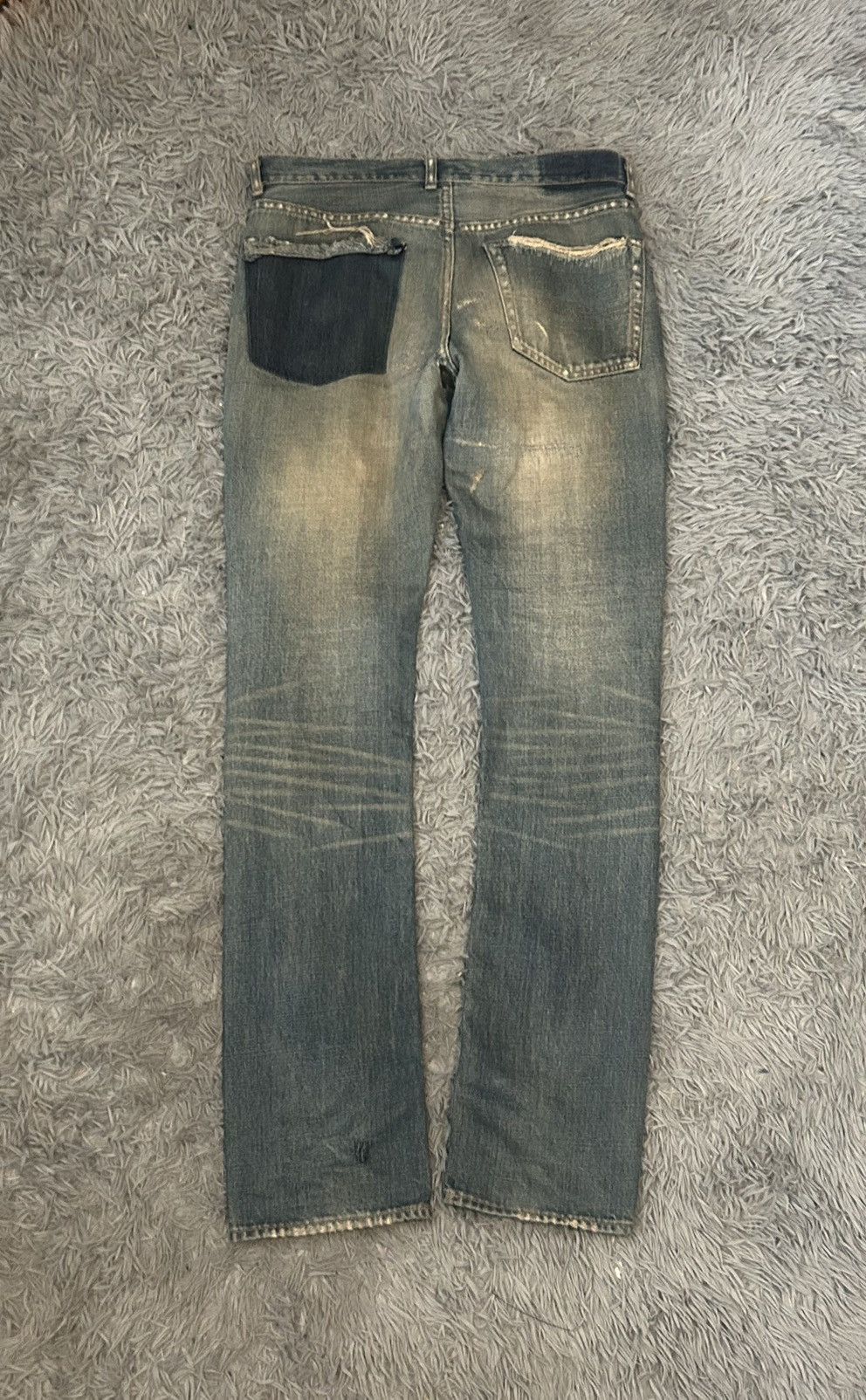 Undercover undercover aw04 red yarn denim Size US 32 / EU 48 - 2 Thumbnail