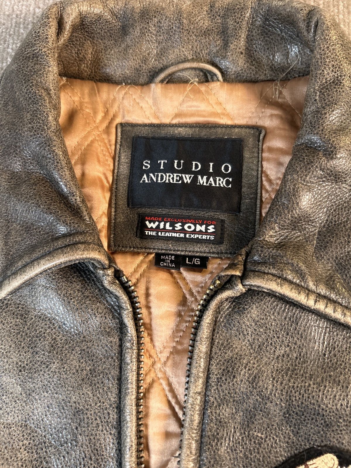 Andrew Marc Vintage Studio Andrew Marc x Wilsons Leather Jacket – Harley Size US L / EU 52-54 / 3 - 2 Thumbnail