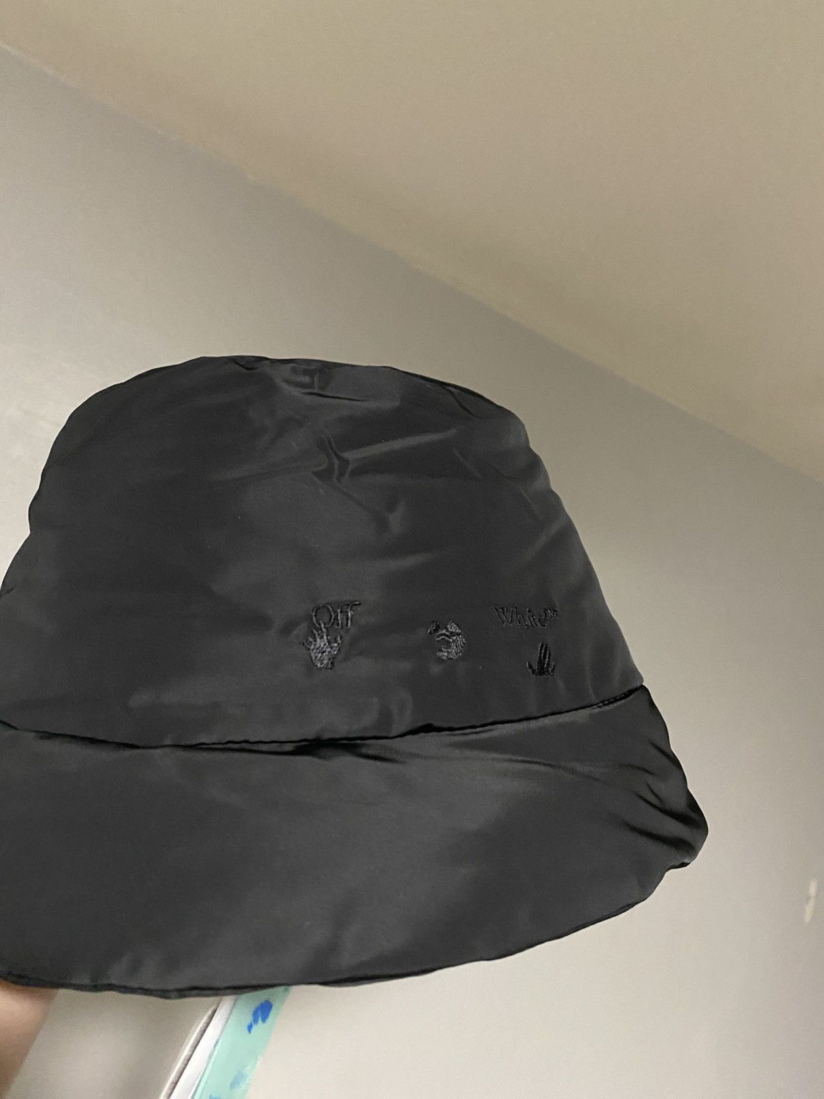 Off-White Off-White Logo-embroidered unisex Bucket Hat Size ONE SIZE - 6 Thumbnail
