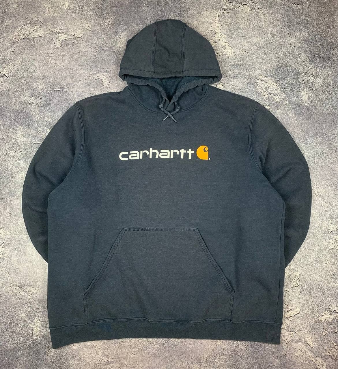 Carhartt Carhartt Hoodie Mens Dark Gray Blend Pullover Sweatshirt Size US XXL / EU 58 / 5 - 1 Thumbnail