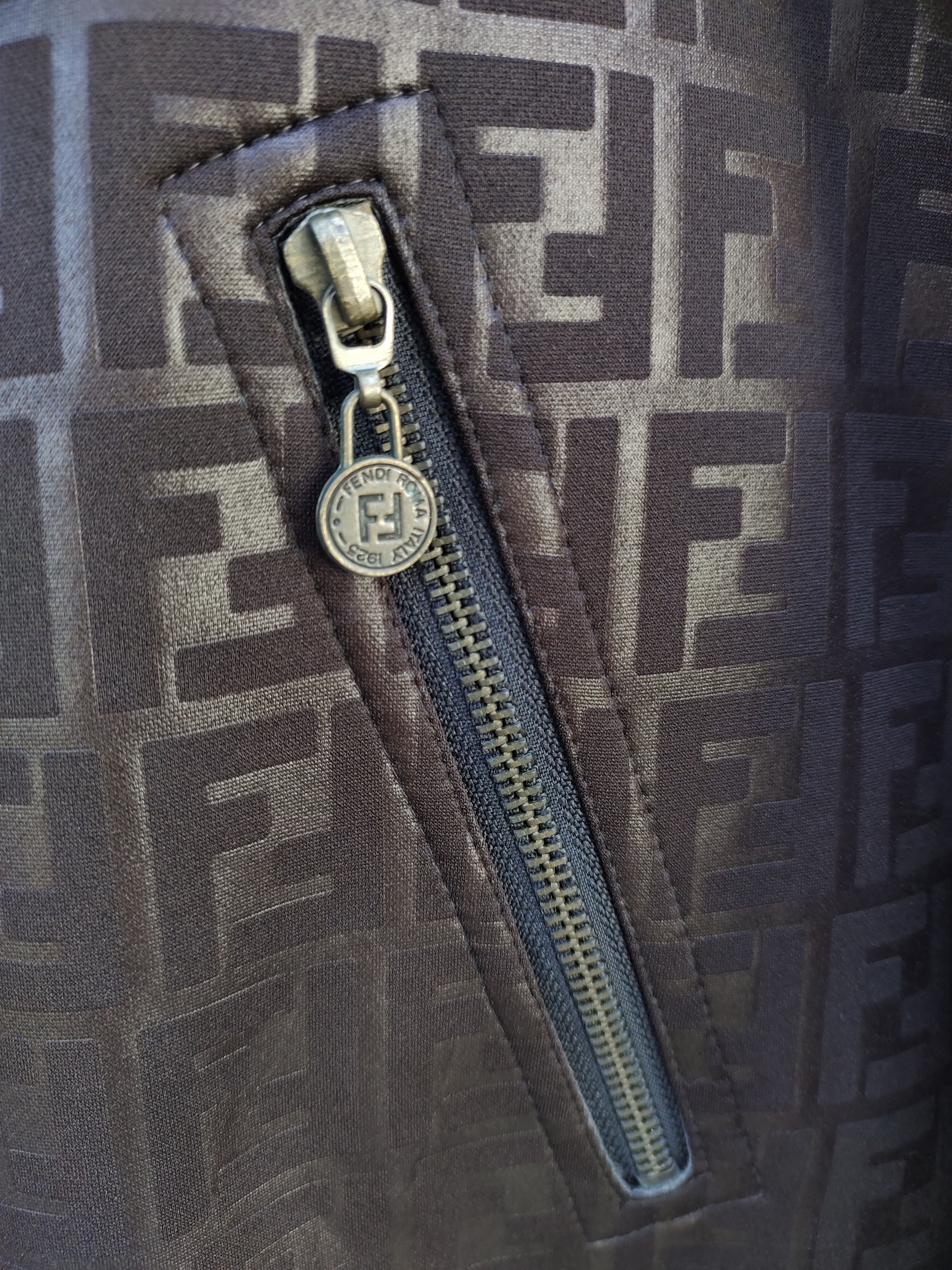 Fendi Vintage Fendi Zucca Monogram Reversible Jecket Size US L / EU 52-54 / 3 - 12 Thumbnail