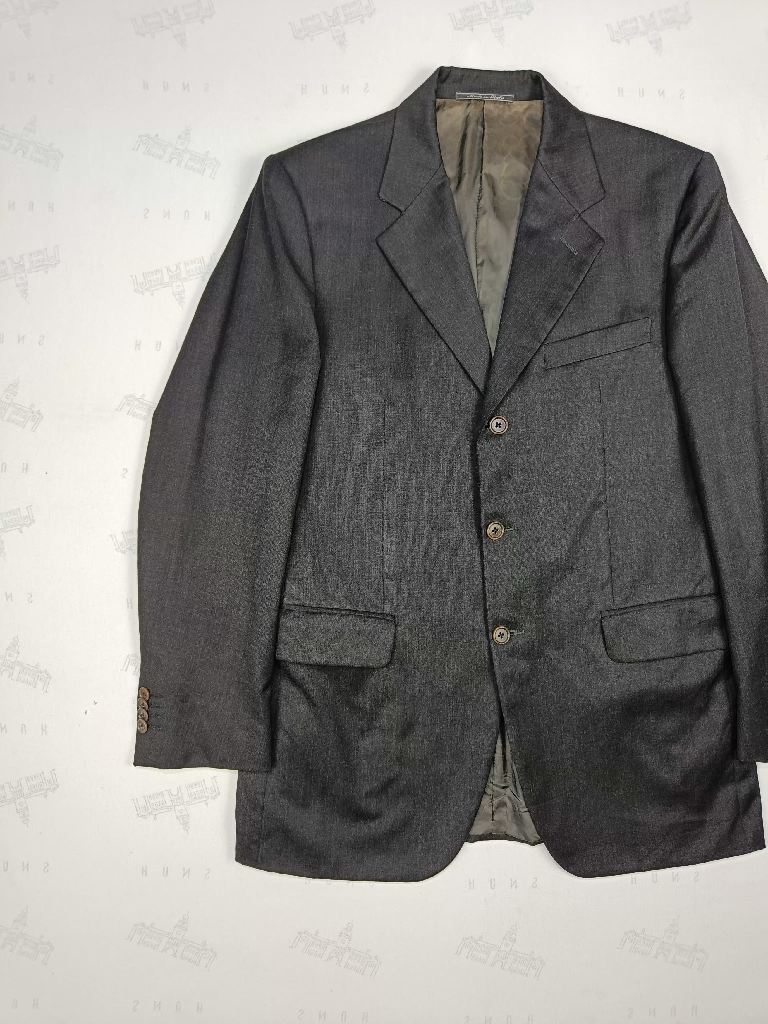 Fendi Vintage FENDI Single Breast WOOL BLAZER Size 38S - 7 Thumbnail