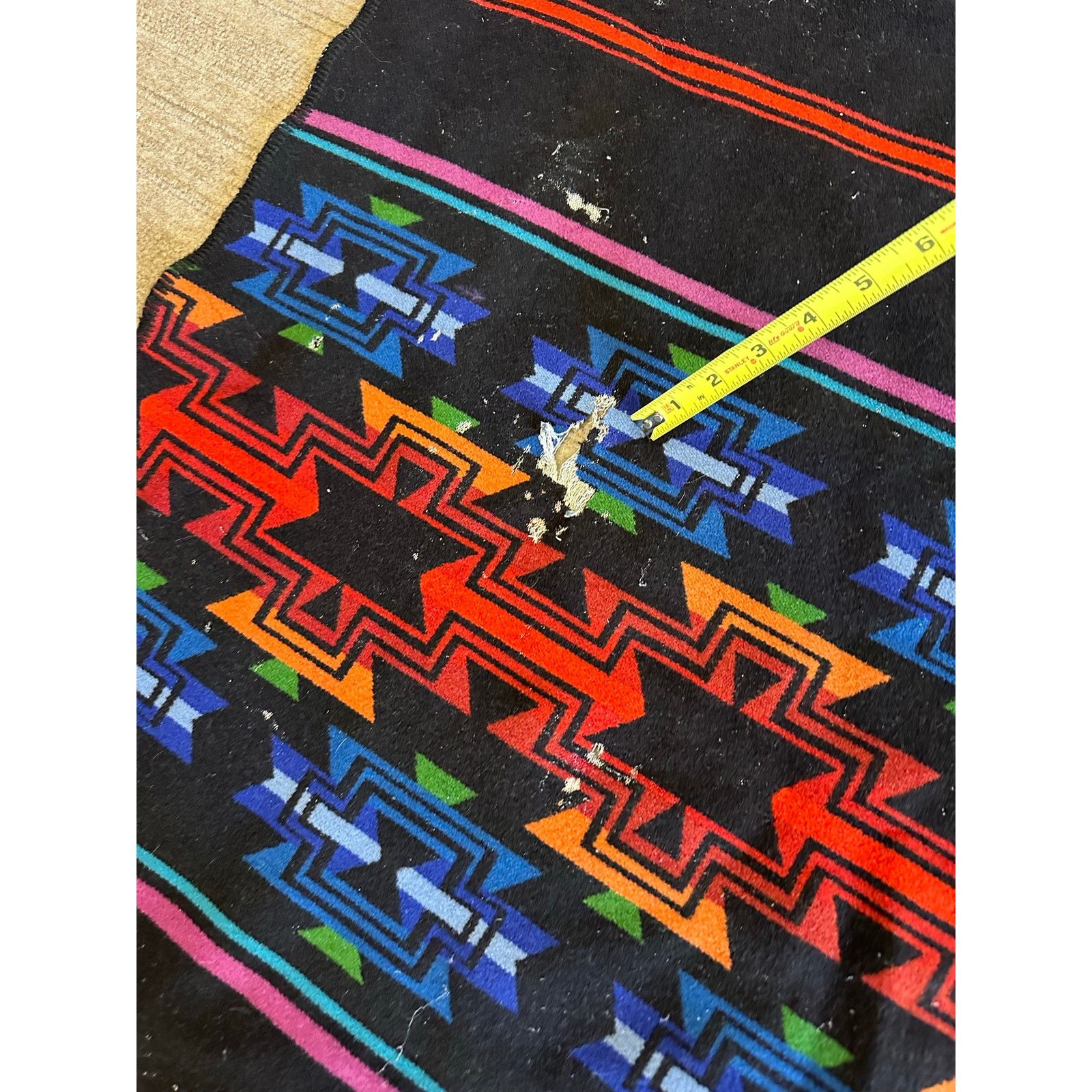 Pendleton Vintage Pendleton Beaver State Wool Aztec Blanket 34x63” Size ONE SIZE - 4 Thumbnail