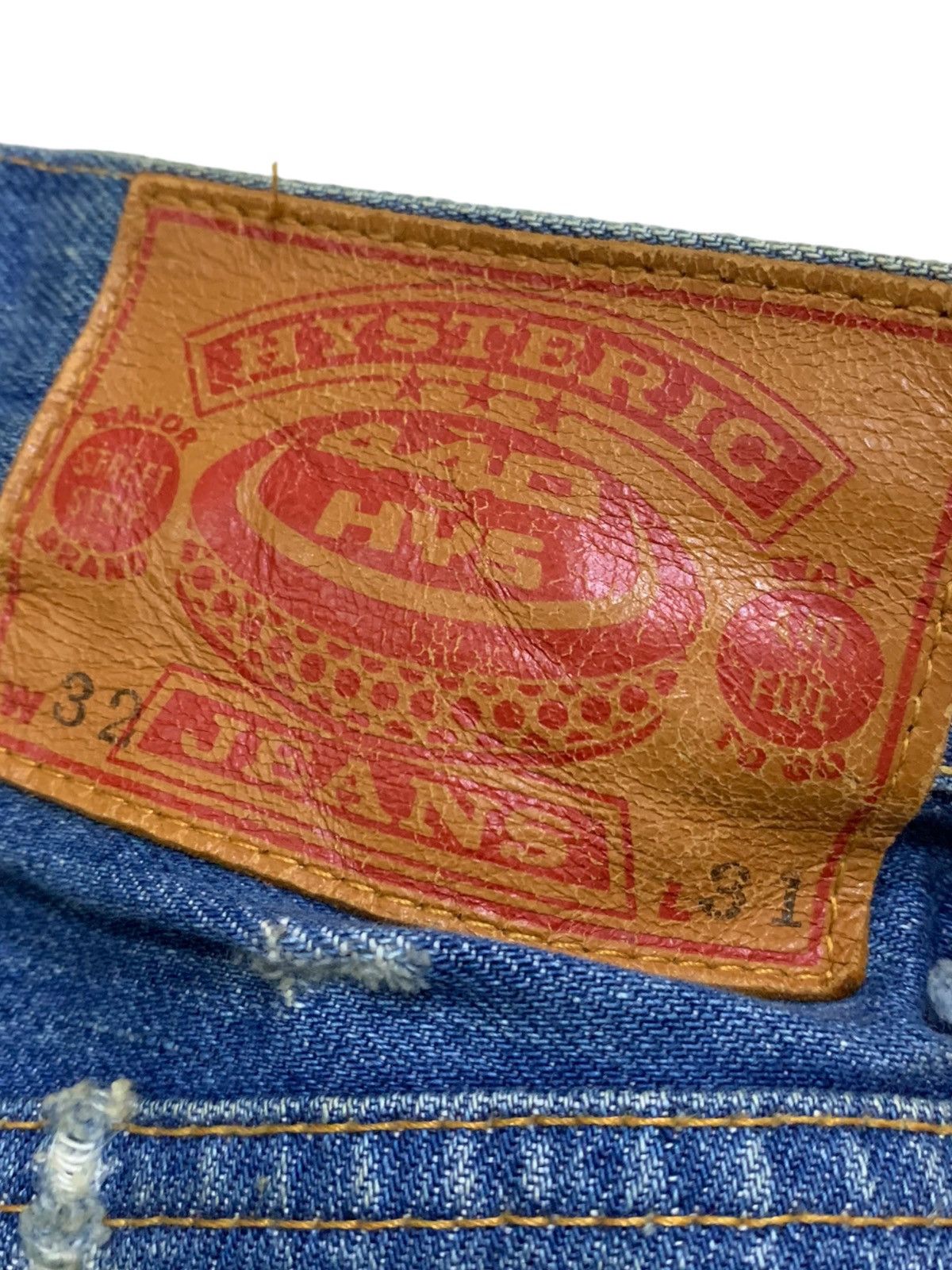 Hysteric Glamour HYSTERIC GLAMOUR DISTRESSED DENIM JAPANESE BRANDS JEANS Size US 34 / EU 50 - 3 Thumbnail