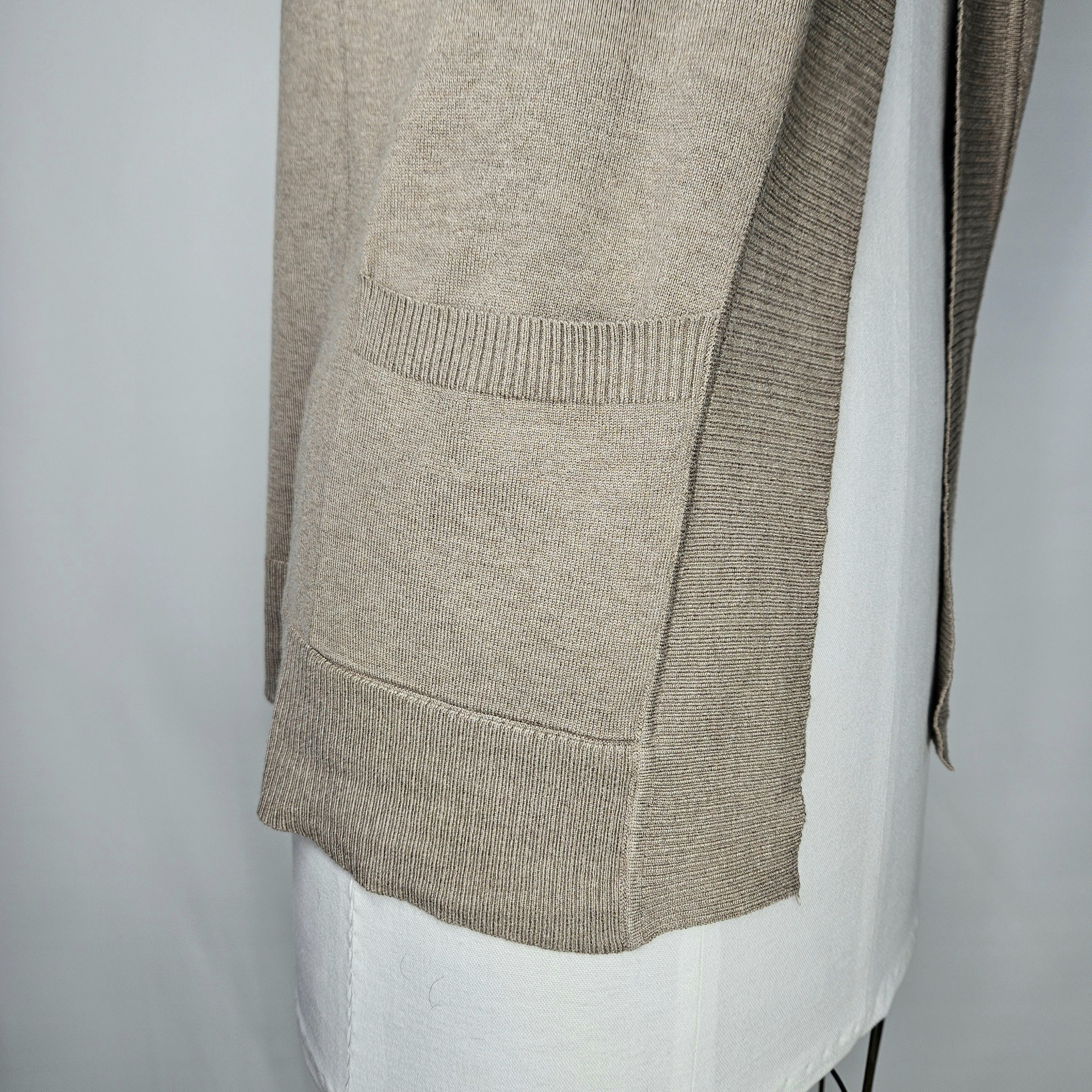 Other Cielo Size S/M Cardigan Camel Beige Taupe Open Front Sweater Size M / US 6-8 / IT 42-44 - 6 Thumbnail