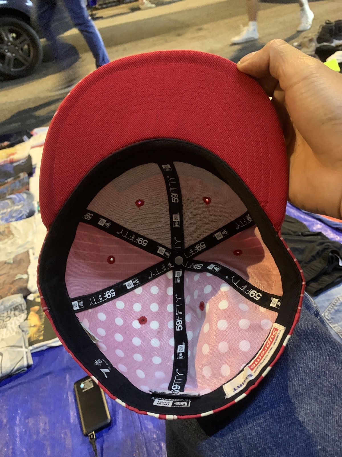 Supreme × Comme des garcons new era Cap Brand New Supreme Comme des Garcons CDG SHIRT Camp Cap Hat