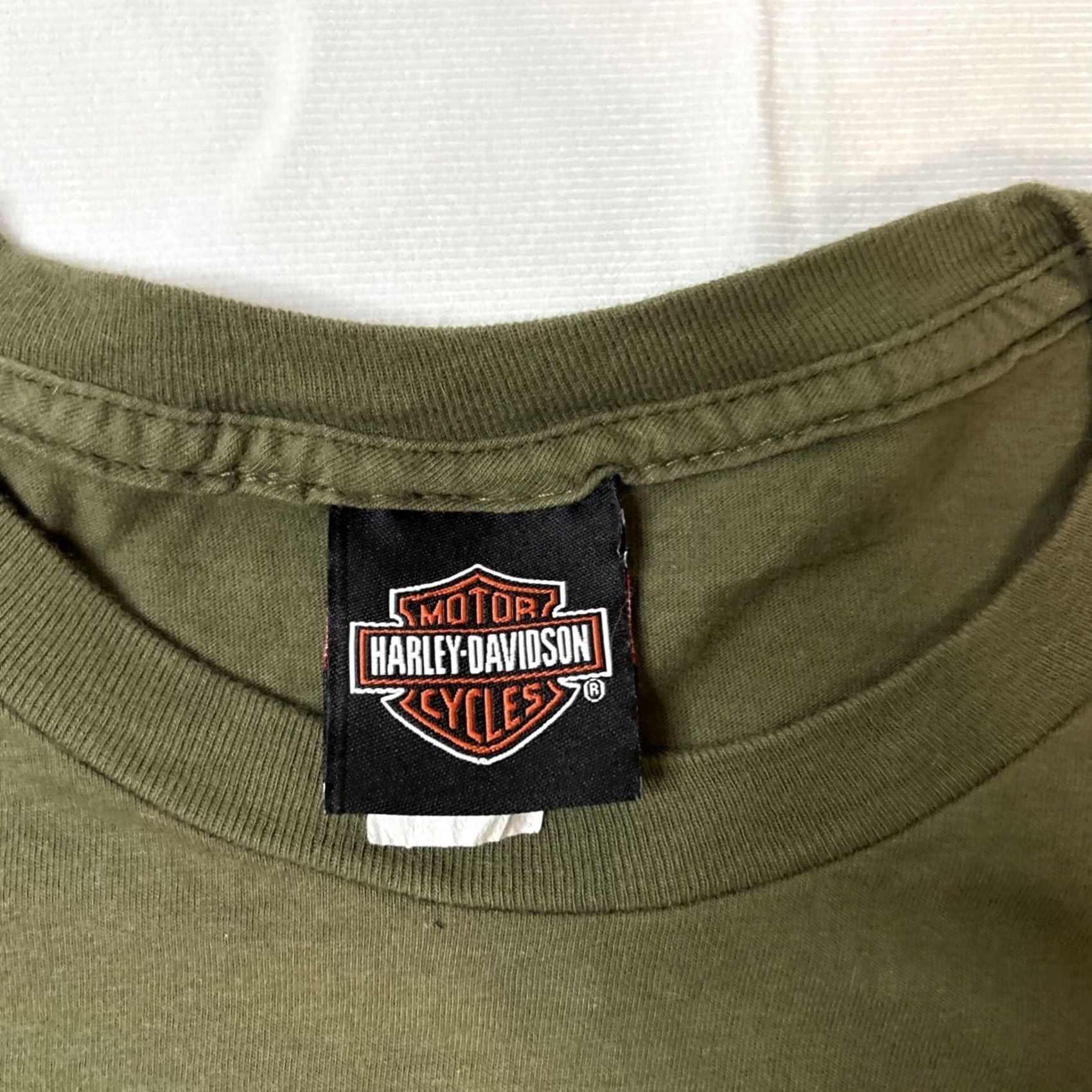 Harley Davidson VINTAGE Harley-Davidson North American Tour Cincinnati Ohio Size L Green T Shirt Size US L / EU 52-54 / 3 - 3 Thumbnail