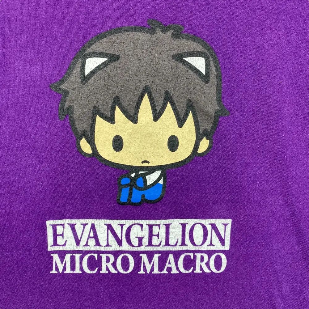 Anime EVANGELION MICRO MACRO 01 Shinji Ikari Anime Tee Shirt Size US M / EU 48-50 / 2 - 2 Thumbnail