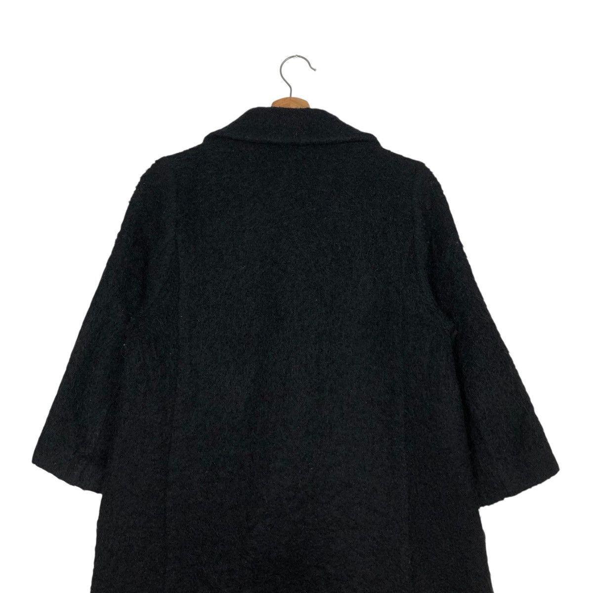Diesel 🔥RICH BLACK MOHAIR LONG JACKET DOUBLE BREAST DIESEL Size US XXS / EU 40 - 12 Thumbnail