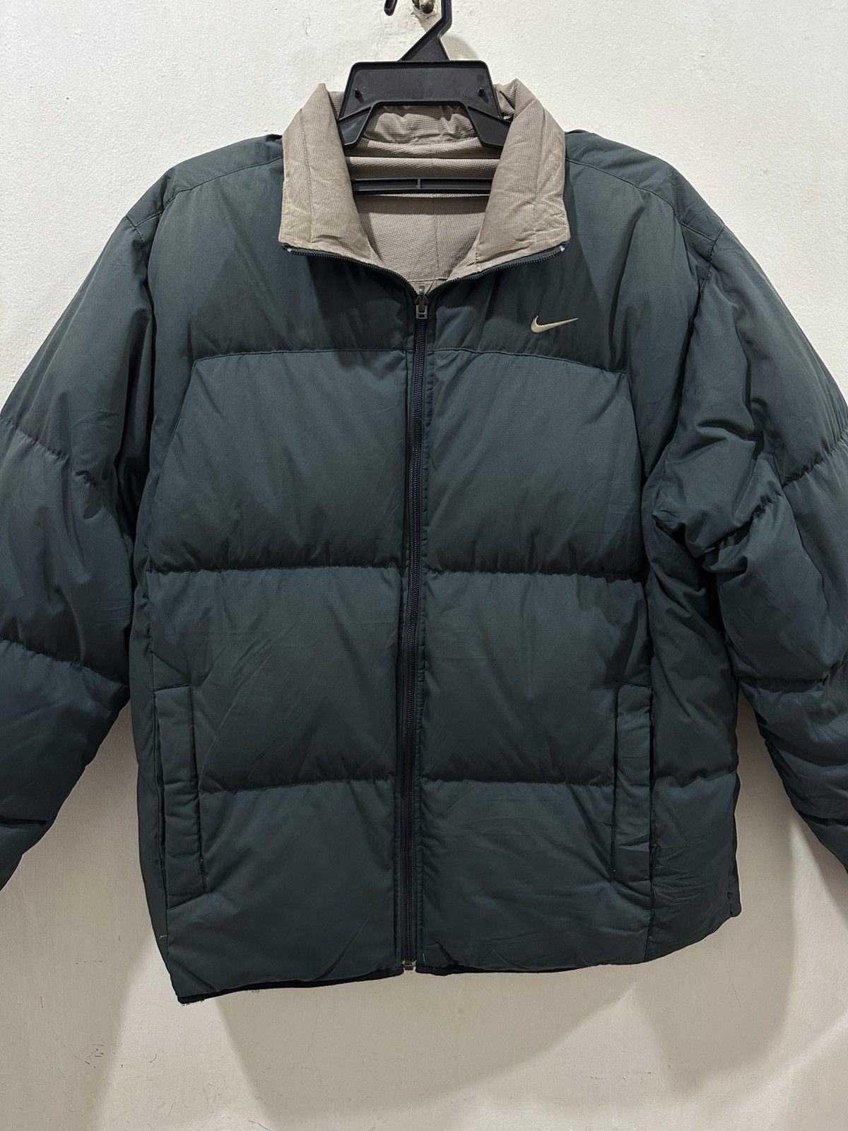 Vintage 2003 VTG Nike Puffer Reversible Jacket Size US L / EU 52-54 / 3 - 3 Thumbnail