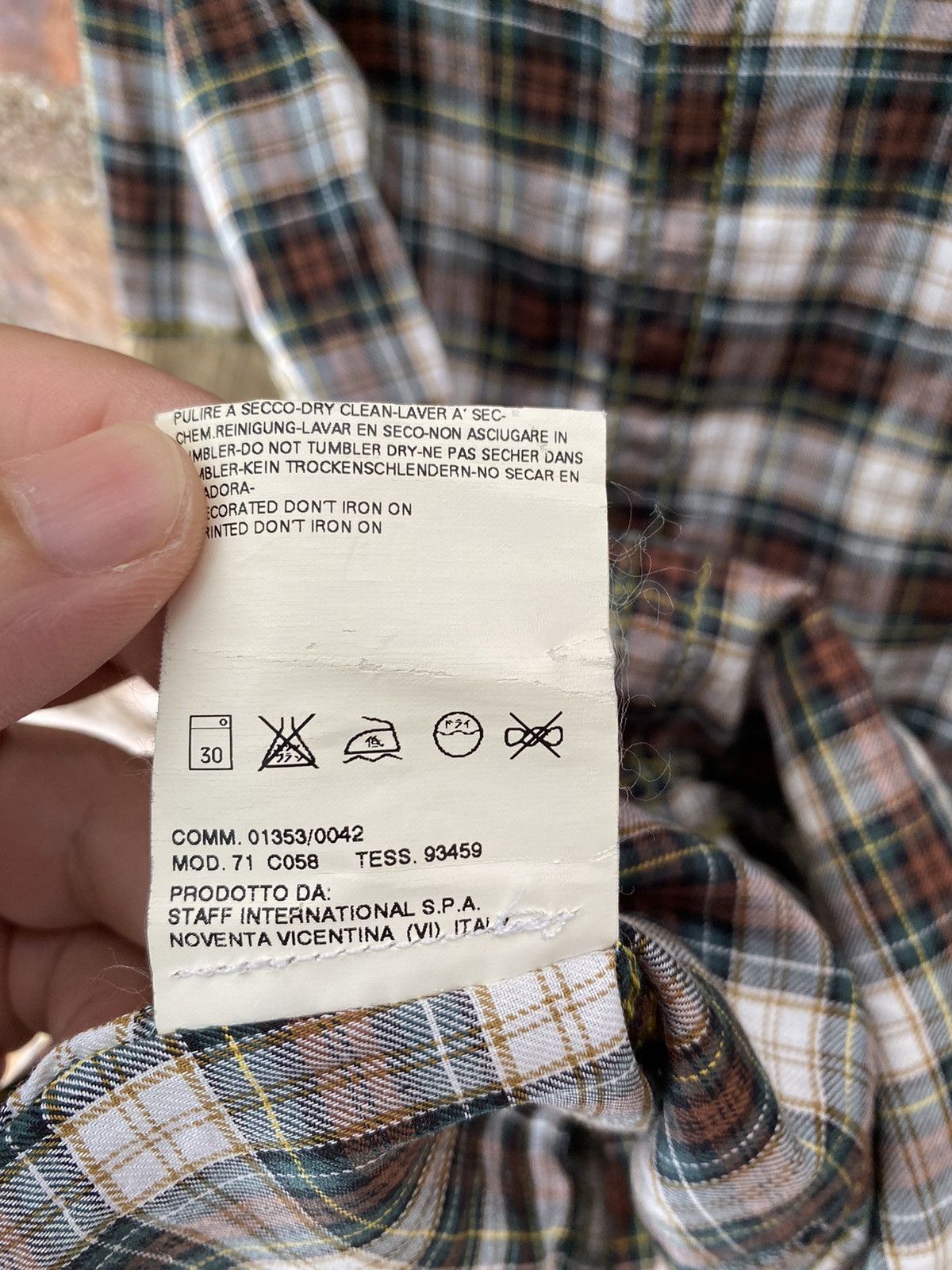 Dsquared2 AW04 Hand stitch Patch flannel Size US M / EU 48-50 / 2 - 17 Thumbnail