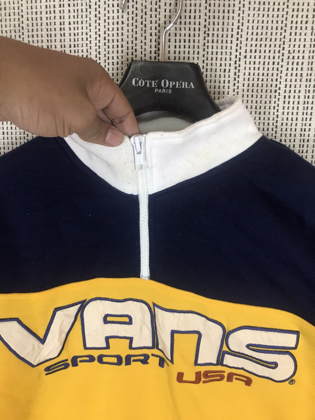Vans × Vintage ‼️VINTAGE VANS SPORT USA SPELLOUT SWEATER ‼️ Size US M / EU 48-50 / 2 - 3 Thumbnail