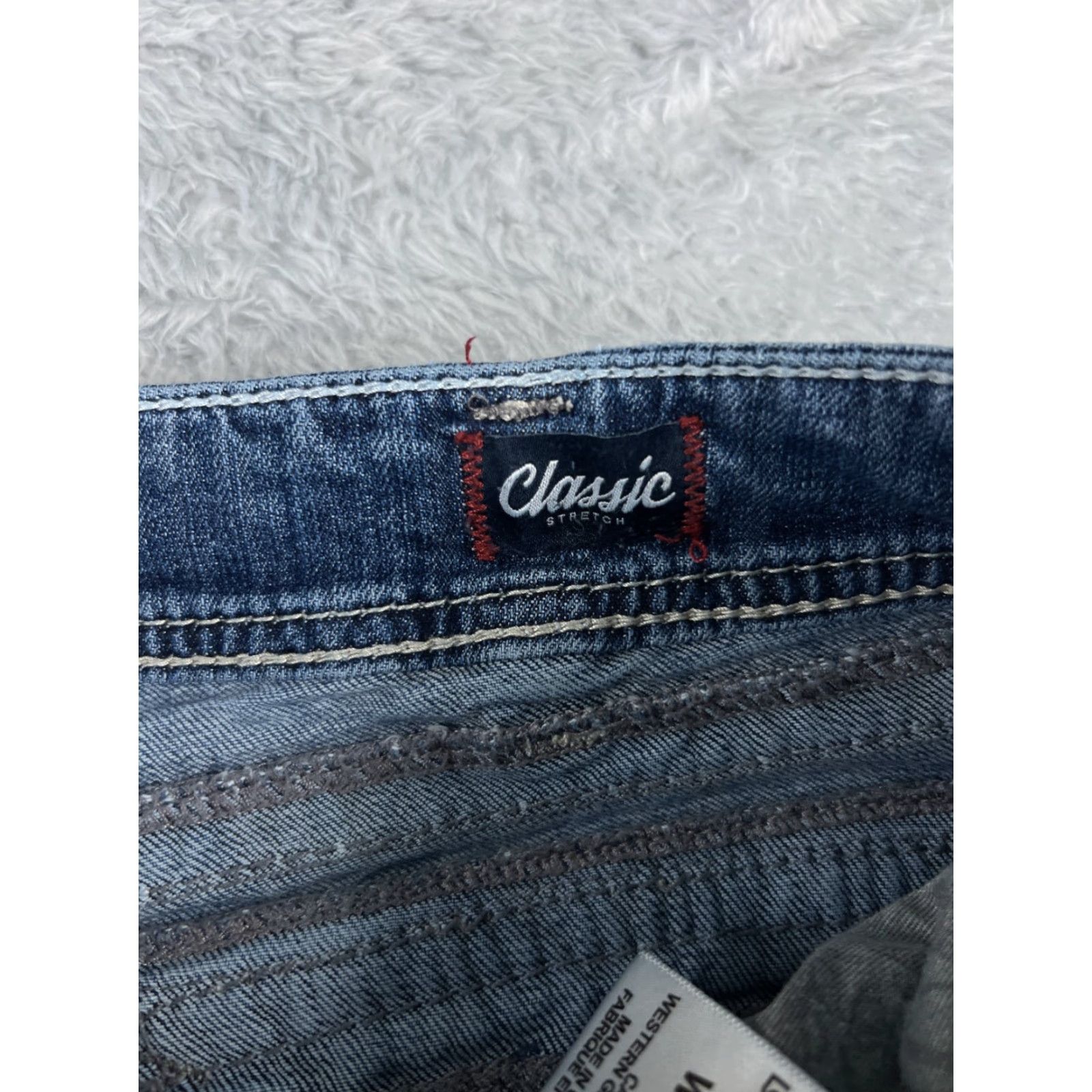 Silver Jeans Co. Silver Jeans Suki Women's Bootcut Denim Pants 32 Blue Cotton Stretch Embroidered Retro Size 24" / US 00 / IT 34 - 7 Thumbnail