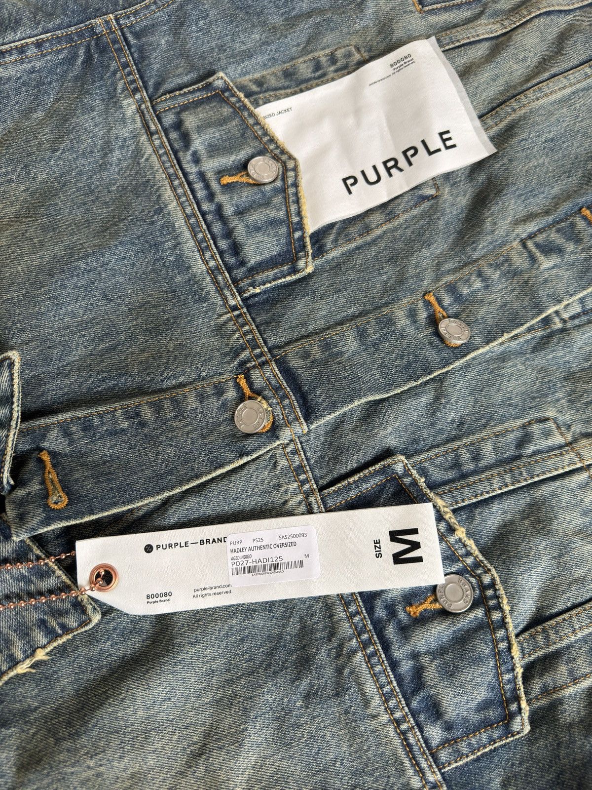 Purple Brand PURPLE Denim Jacket Size US M / EU 48-50 / 2 - 4 Thumbnail
