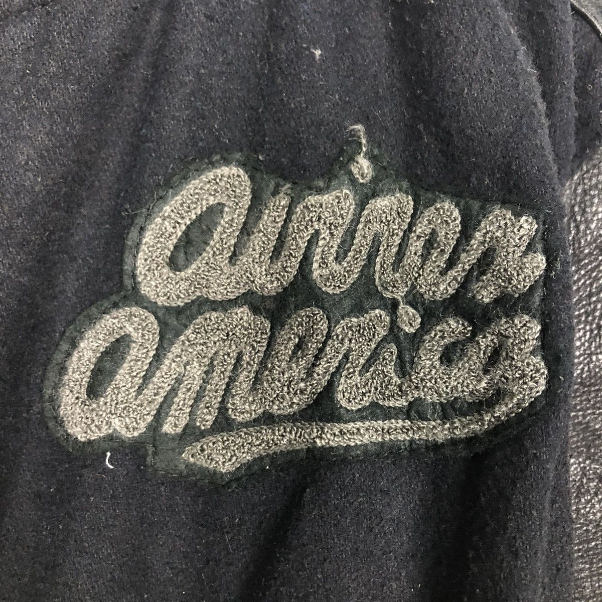 Avirex 🔥VINTAGE AVIREX AMERICA BOMBER VARSITY LEATHER JACKET Size US M / EU 48-50 / 2 - 20 Thumbnail