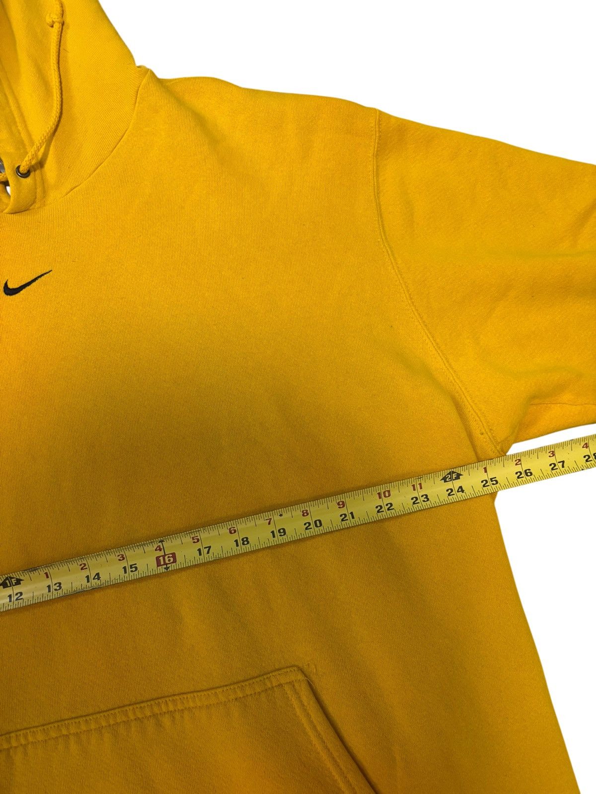 Nike Vintage Y2K Nike Center Swoosh Hoodie Mens XL MUSTARD Size US XL / EU 56 / 4 - 7 Thumbnail