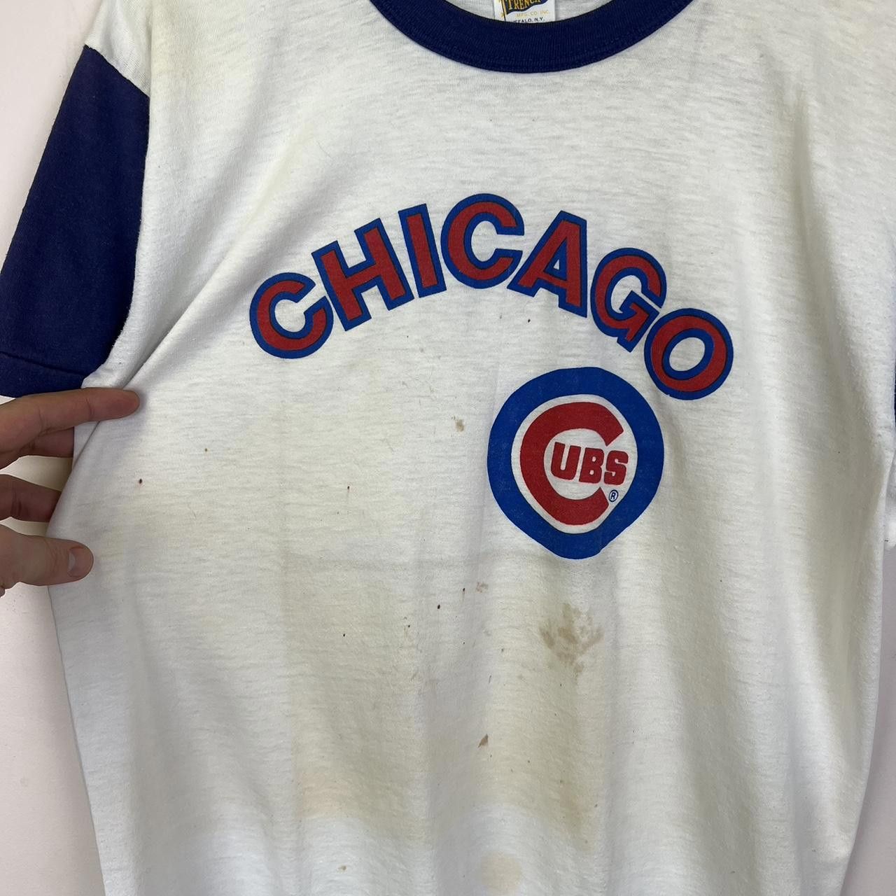 Designer Vintage Chicago Cubs Graphic Tee 70s Size US M / EU 48-50 / 2 - 3 Thumbnail