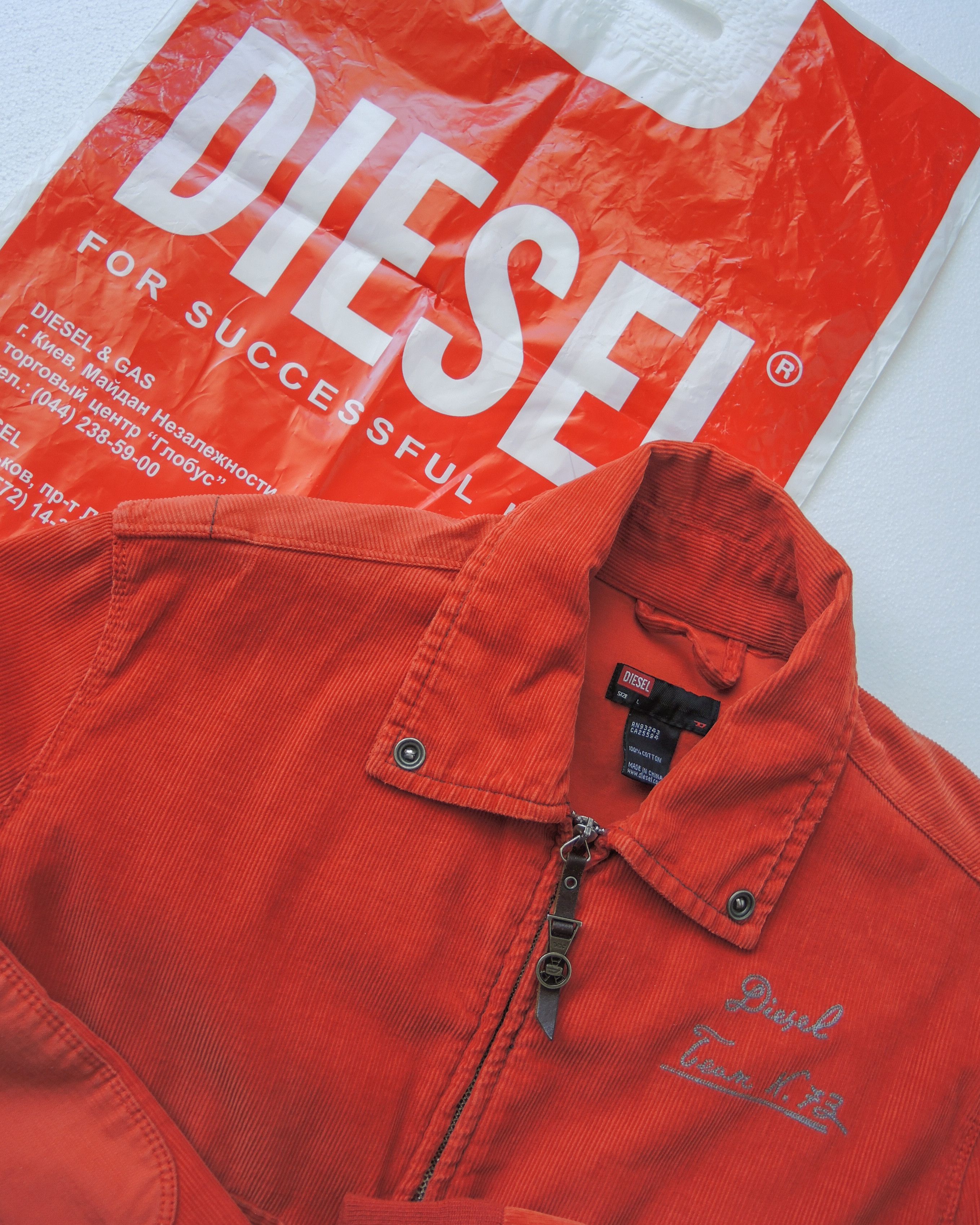 Diesel Diesel velvet embroidered jacket Size US L / EU 52-54 / 3 - 14 Thumbnail
