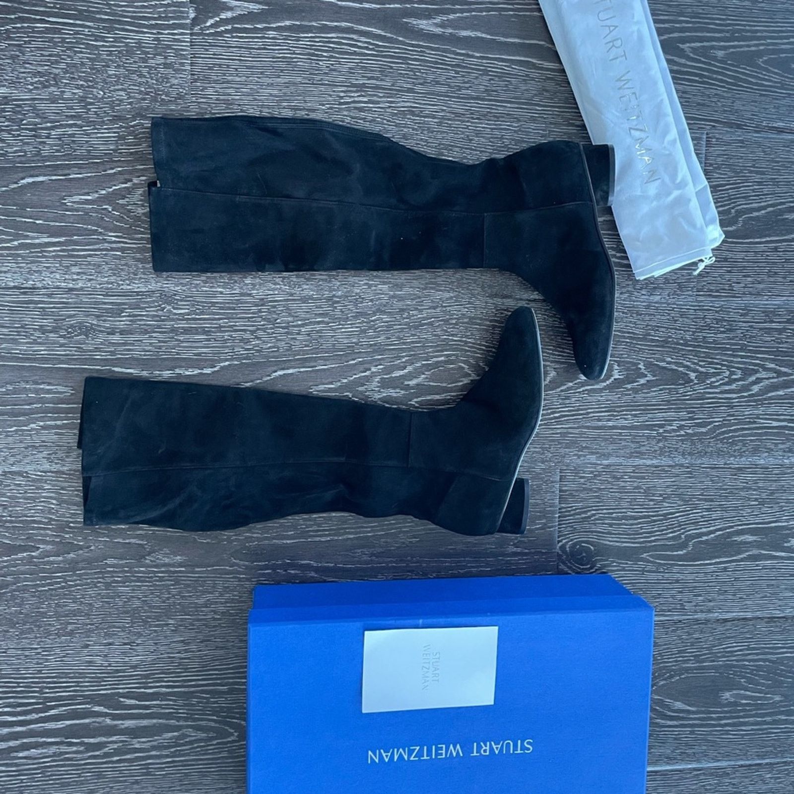 Stuart Weitzman STUART WEITZMAN ELOISE BOOTS BLACK SZ 8.5 Size US 8.5 / IT 38.5 - 4 Thumbnail