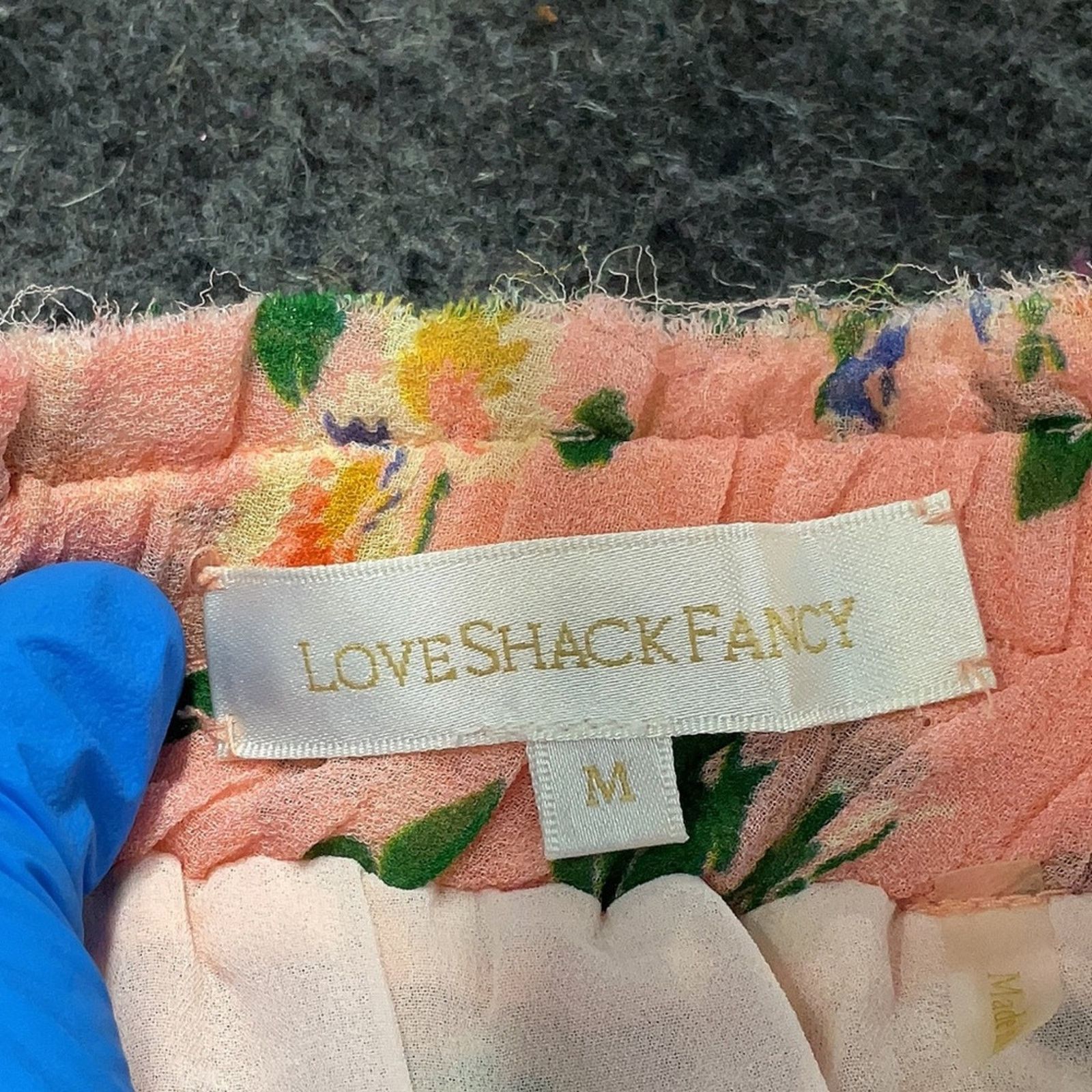 LoveShackFancy LoveShackFancy Ruffle Mini Skirt - Size M Pink 100% Silk Size 28" / US 6 / IT 42 - 5 Thumbnail