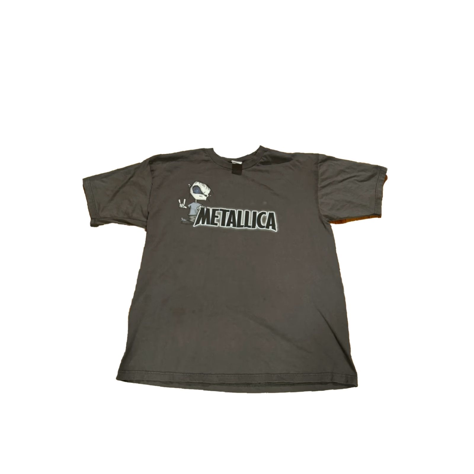 Vintage VINTAGE Metallica T-Shirt Unisex Adults XL Gray Metal Band 90s Y2K 2000 Short Sleeve Crew Neck Graphic Print Logo Slim Size US XL / EU 56 / 4 - 2 Thumbnail
