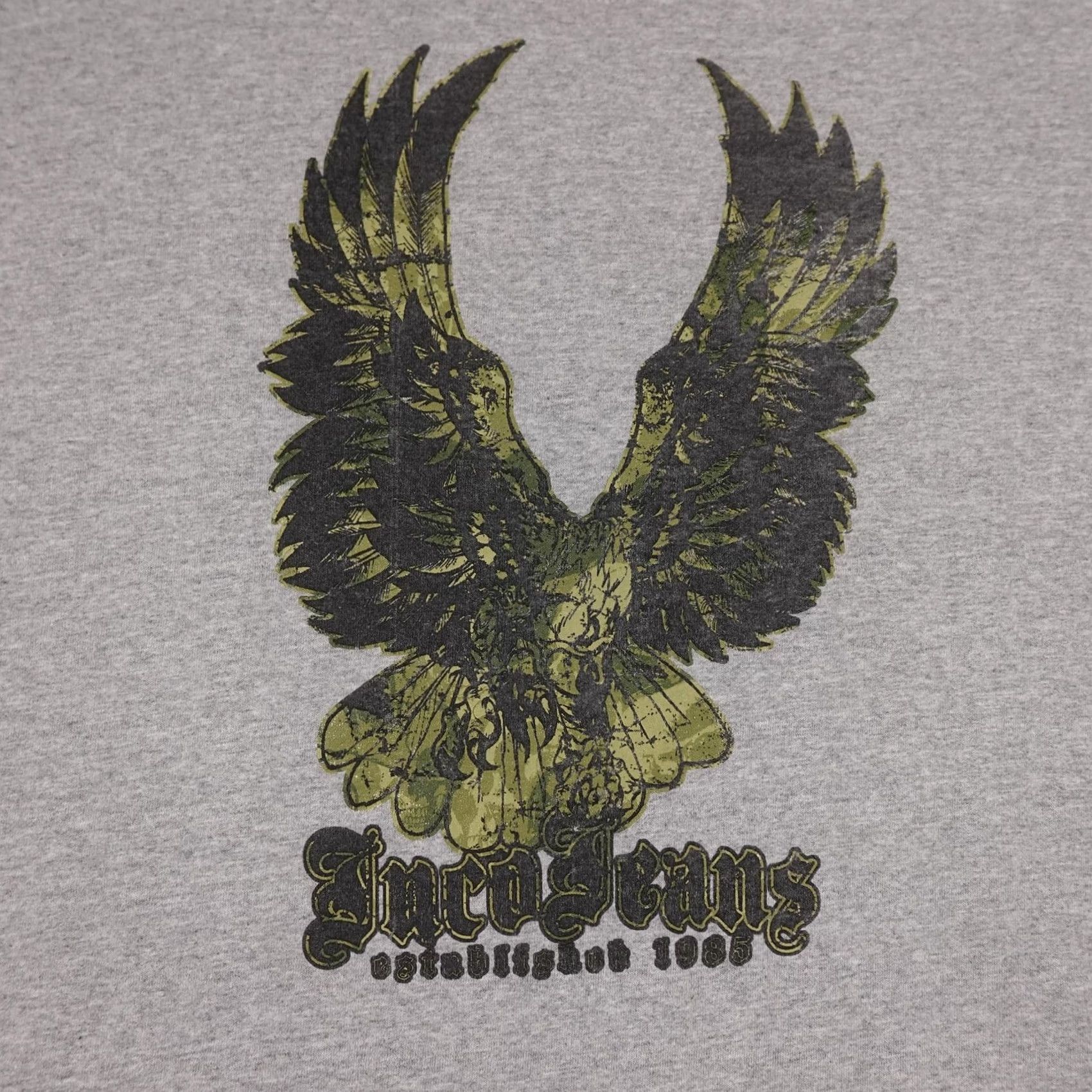 JNCO JNCO Jeans Shirt Mens 2XL Gray Eagle Graphic Tee Streetwear Skate Gothic Y2K Size US XXL / EU 58 / 5 - 6 Thumbnail