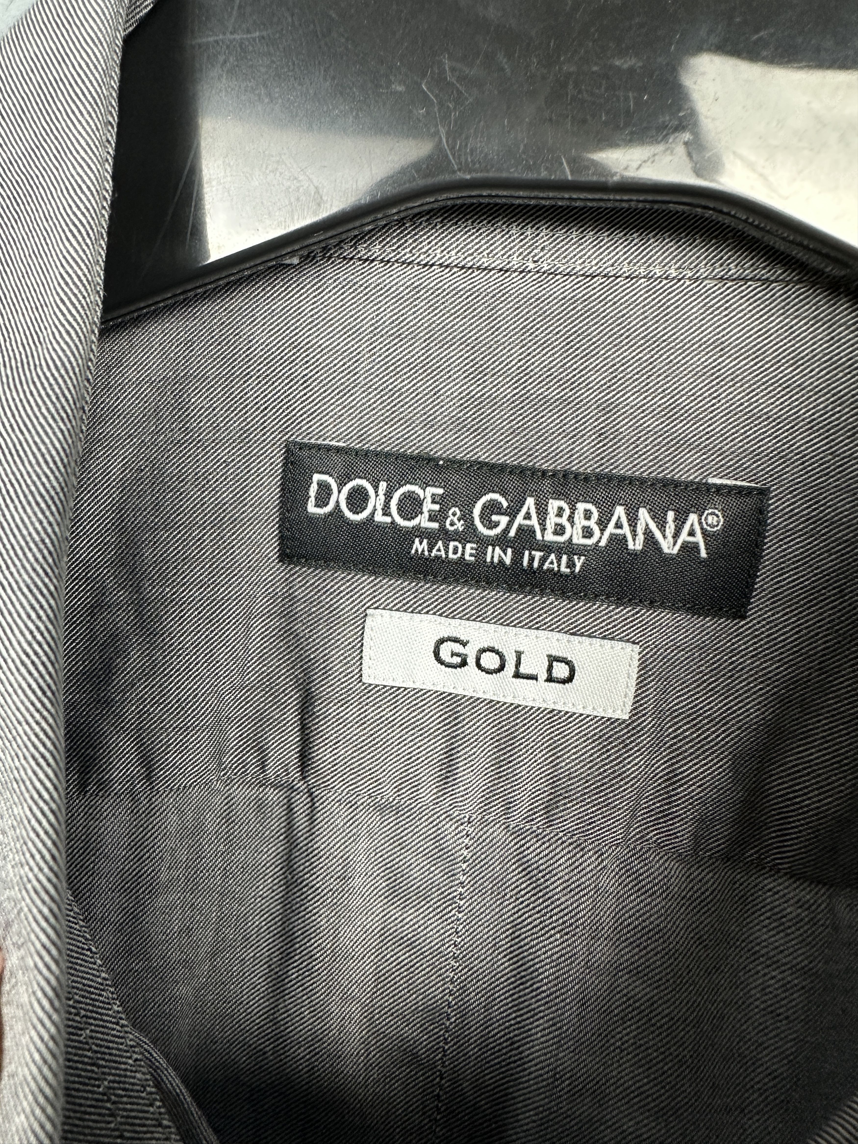 Dolce & Gabbana Dolce & Gabbana Gold Mens Long Sleeve Shirt Size US S / EU 44-46 / 1 - 3 Thumbnail