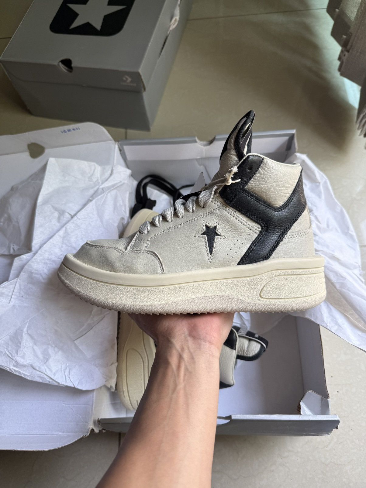 Converse × Rick Owens Drkshdw Rick owens x converse UNDER Size US 5.5 / EU 38 - 2 Thumbnail