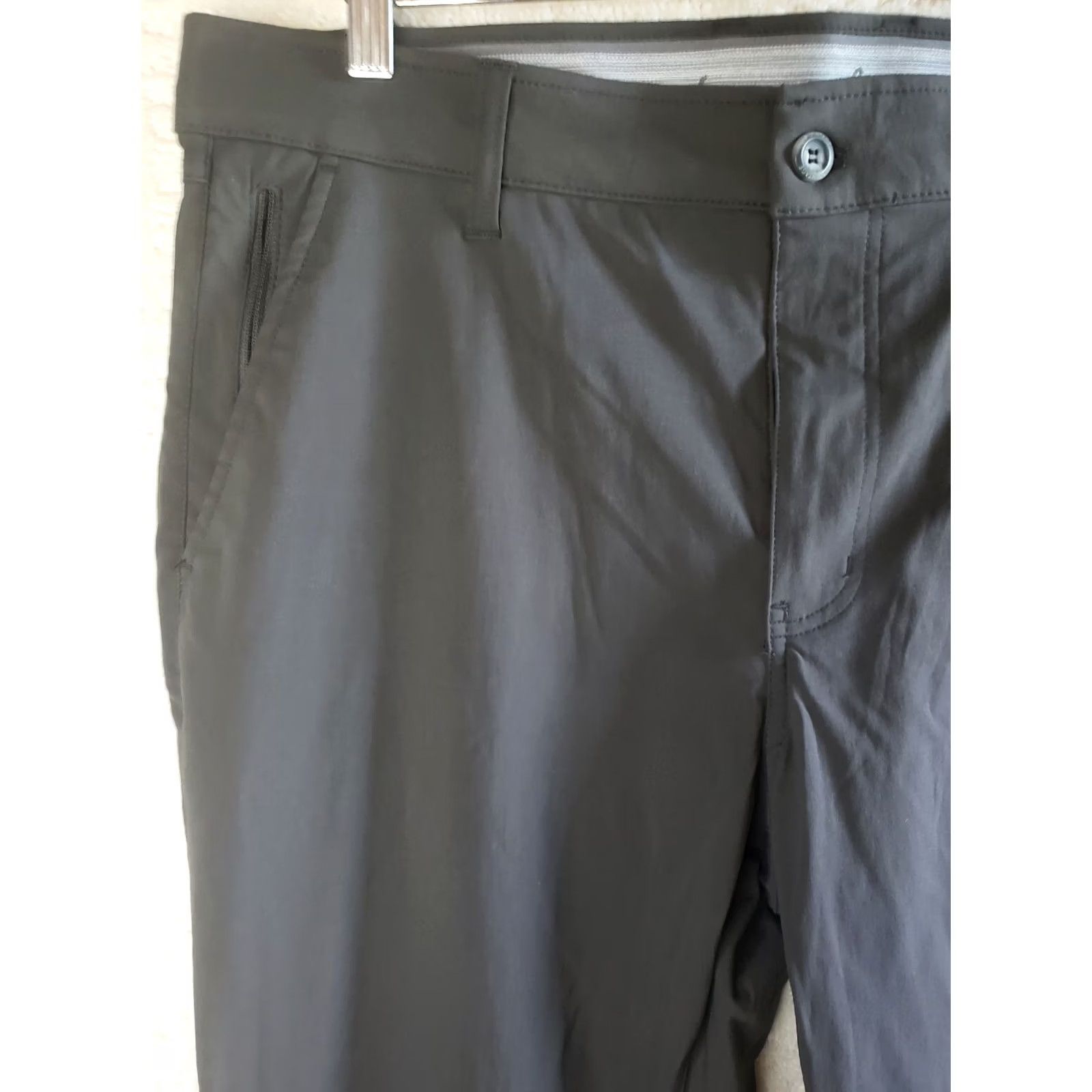 Weatherproof Weatherproof Vintage Pants Mens 36x30 Gray Nylon Spandex Straight Leg 5-Pocket Chino Outdoors Sun Decade? Size US 36 / EU 52 - 3 Thumbnail