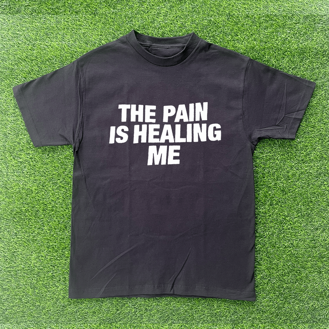 Vintage THE PAIN IS HEALING ME TSHIRT Size US M / EU 48-50 / 2 - 1 Preview