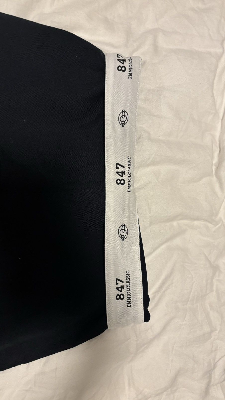 Vintage black pants Size 34" / US 12 / IT 48 - 2 Thumbnail